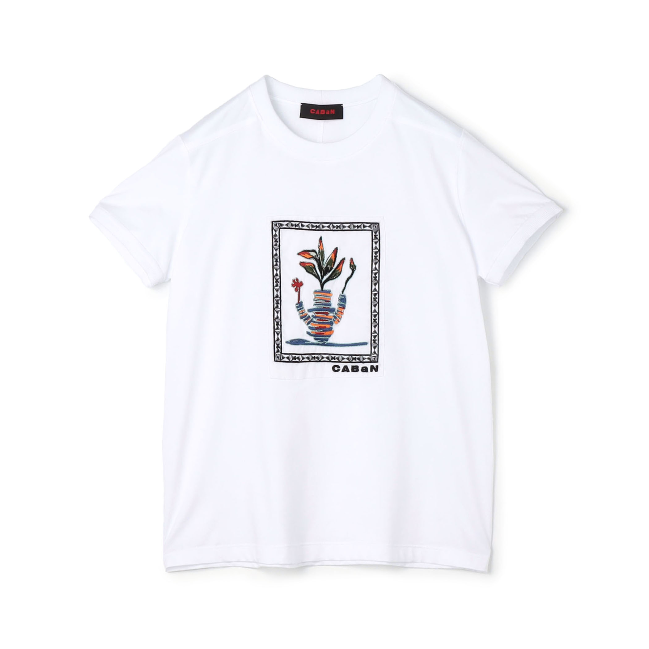 スビンコットン アフリカンエンブロイダリーＴシャツ