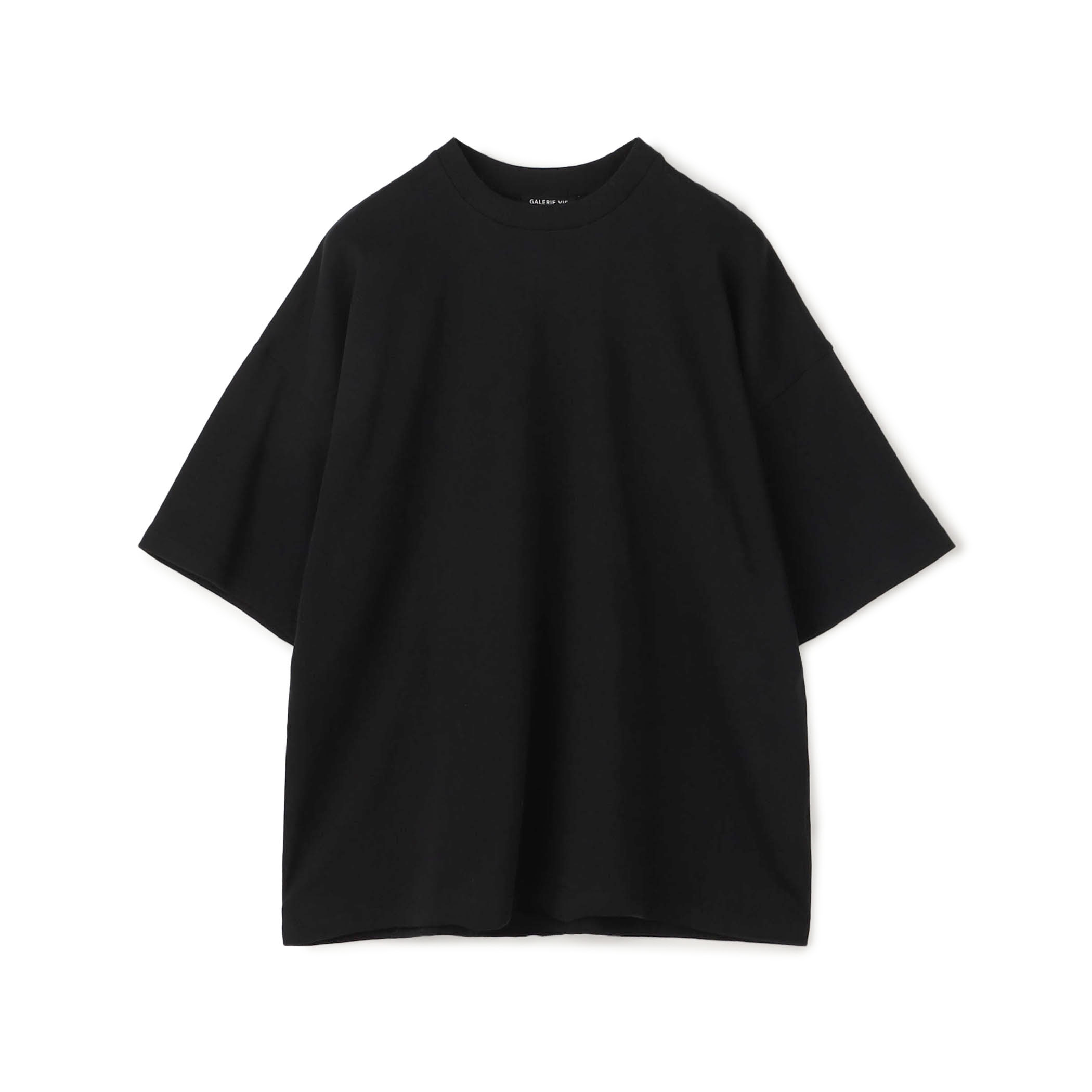 オーガニックコットン吊り天竺ハーフスリーブカットソー