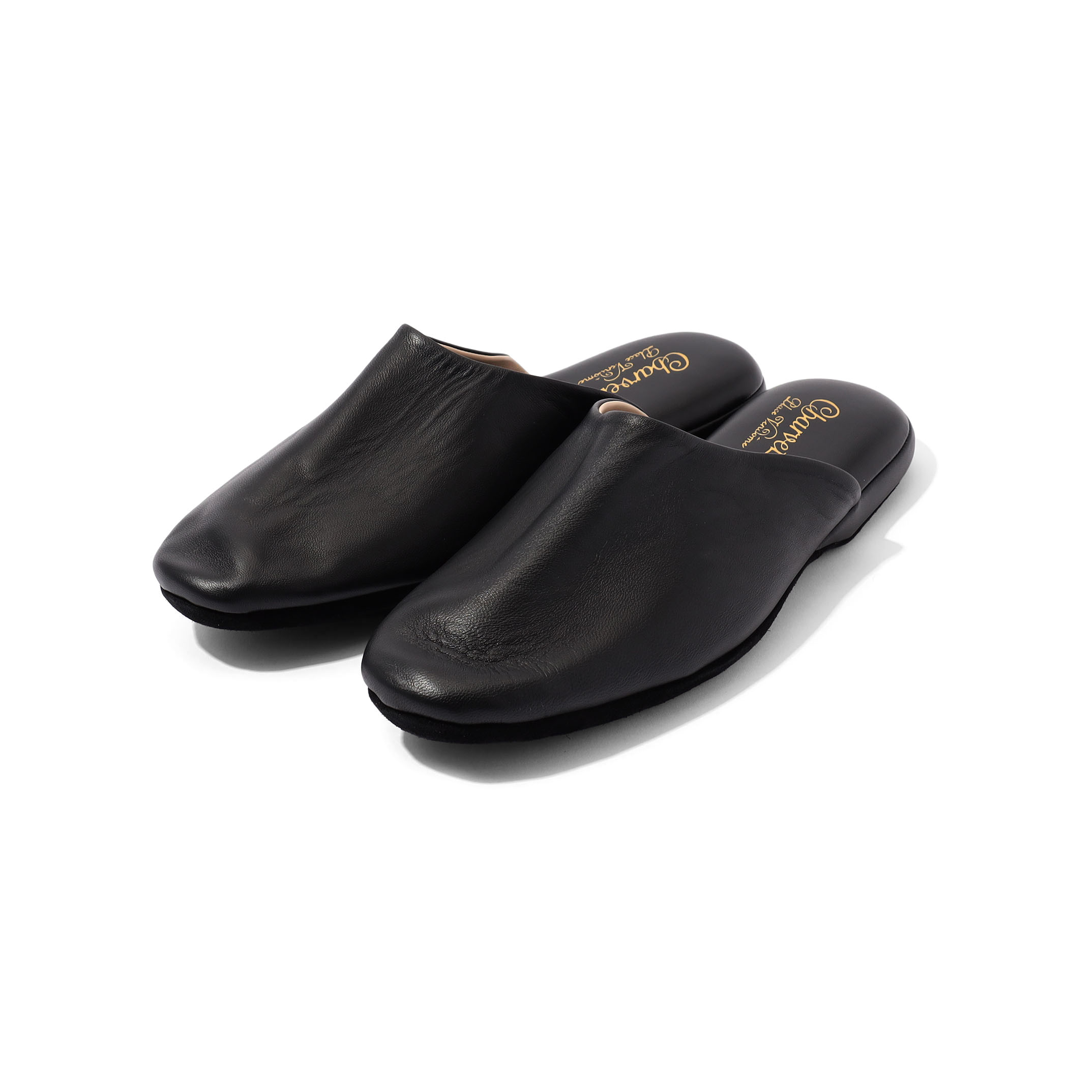 Charvet ナッパレザー スリッパ―
