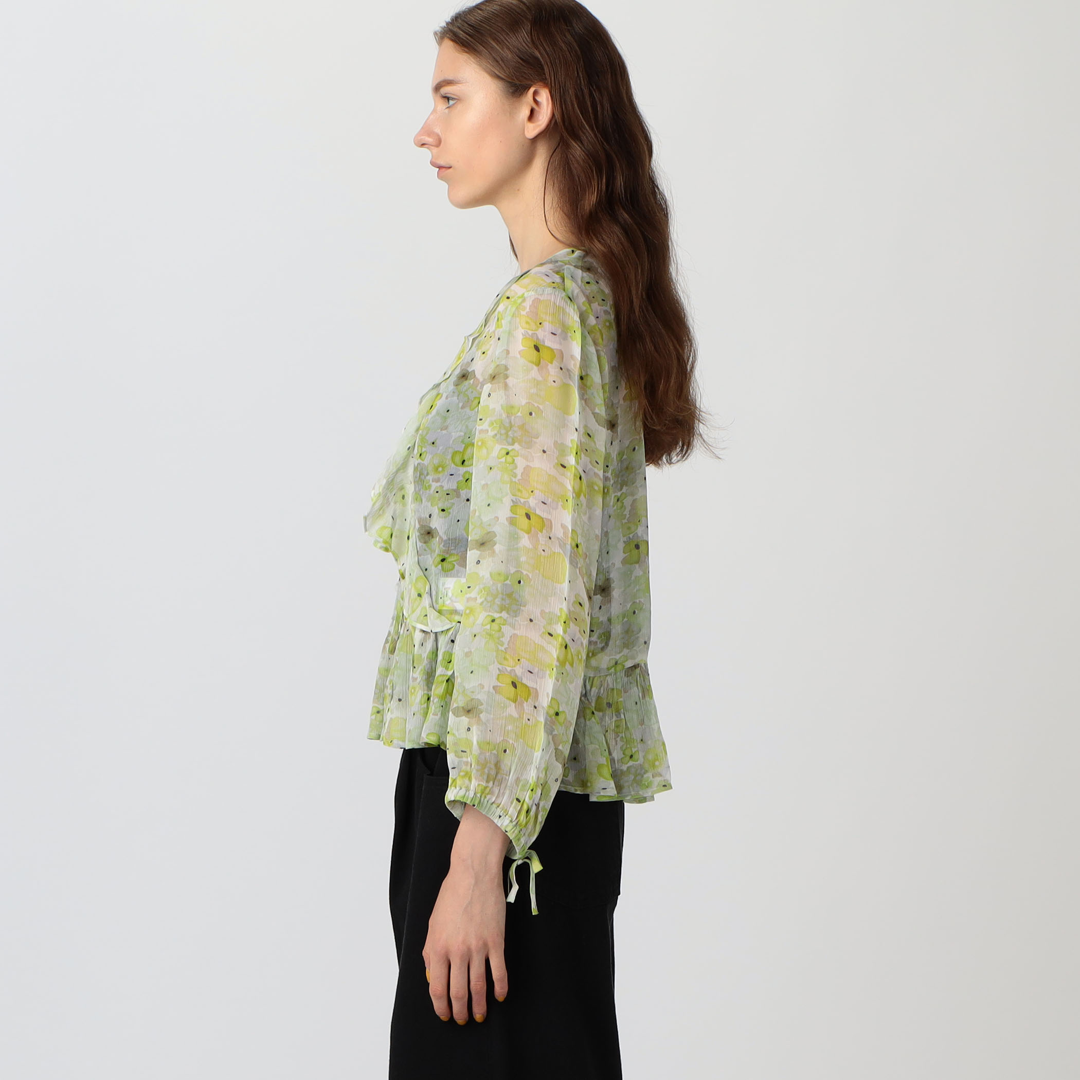 【TOMORROWLAND GOODS】BAUM UND PFERDGARTEN MIKAELA シフォンブラウス BAUM UND PFERDGARTEN MIKAELA シフォンブラウス