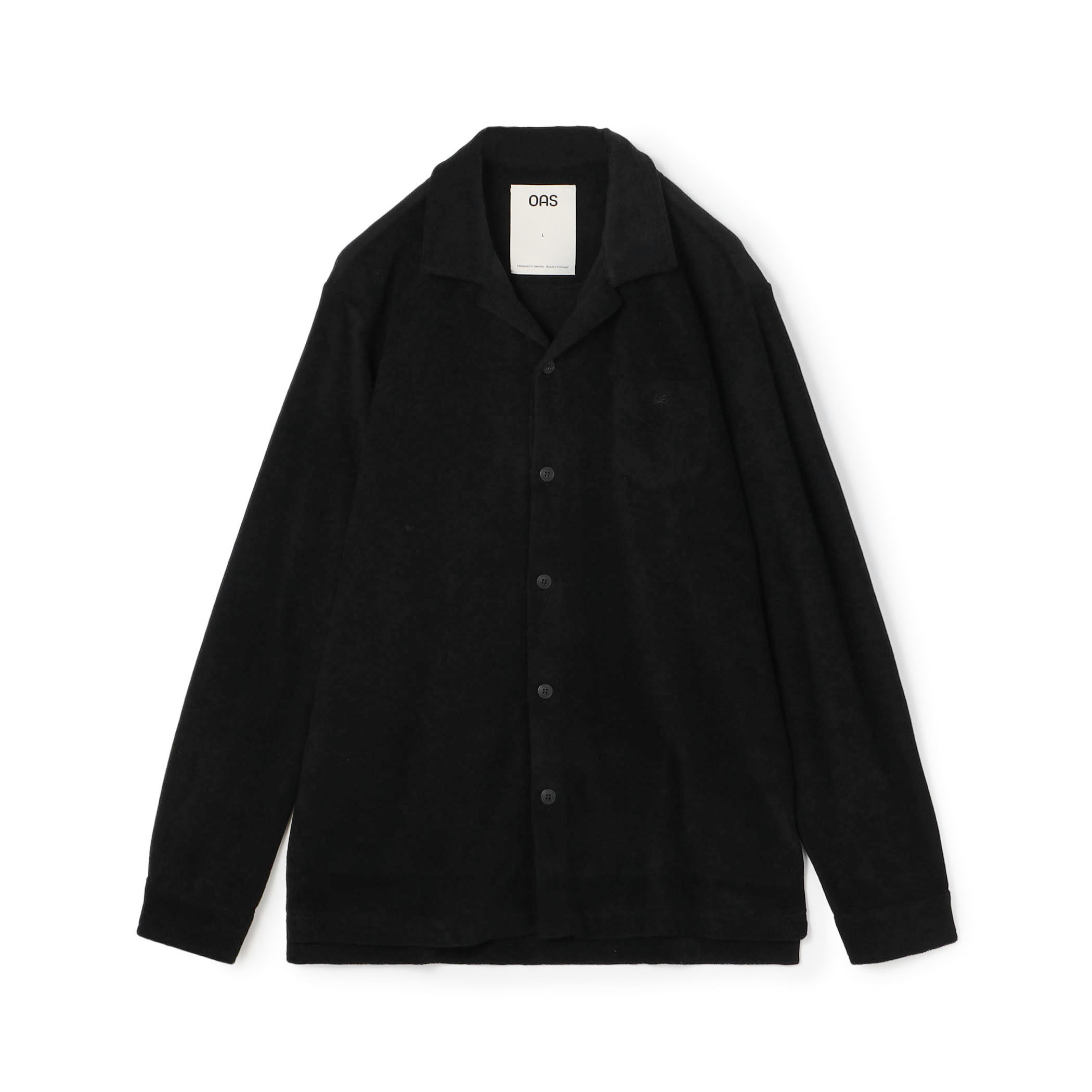 【別注】OAS&times;Edition BLACK TERRY CAMISA SHIRT