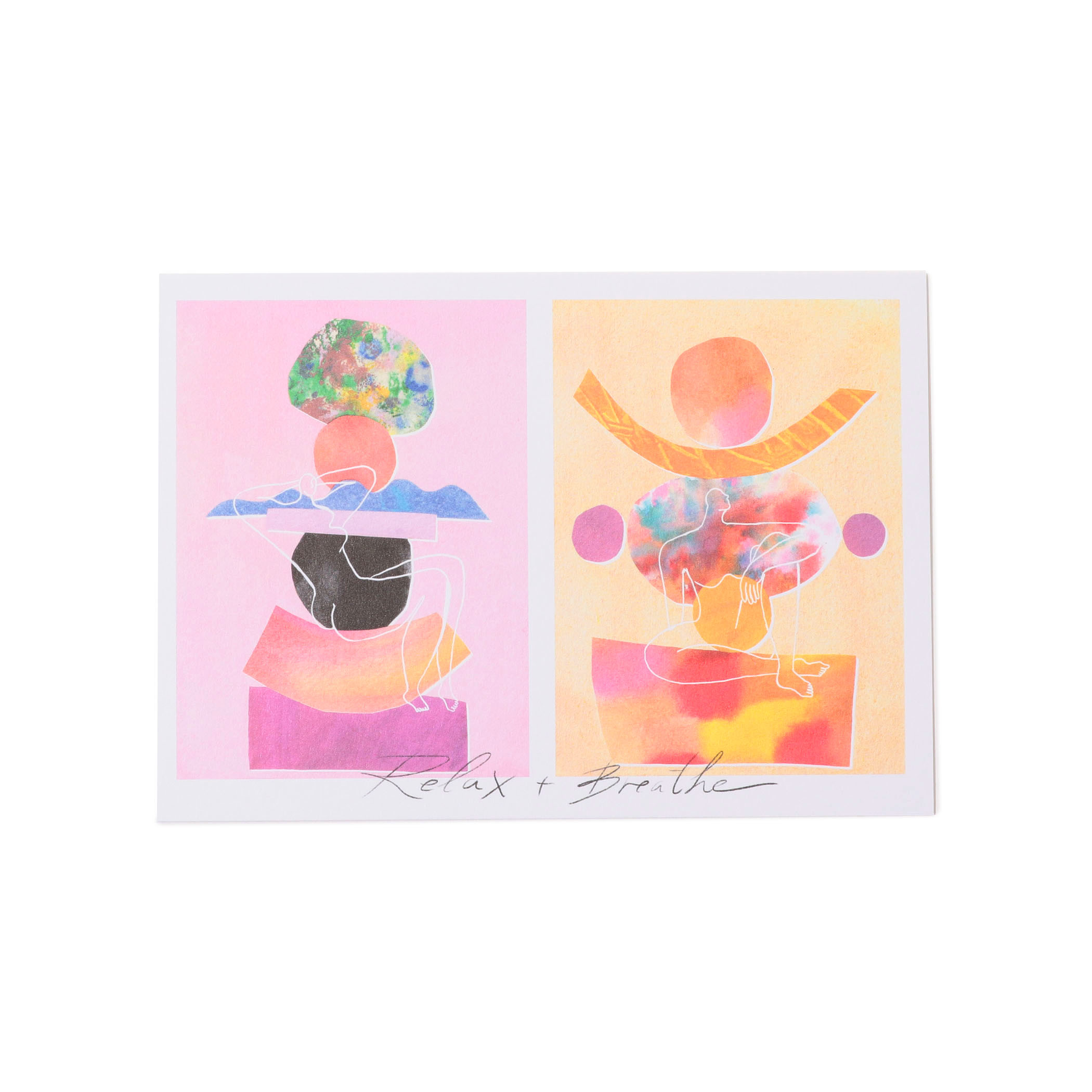 NIKY ROEHREKE×GALERIE VIE relax breath ポストカード