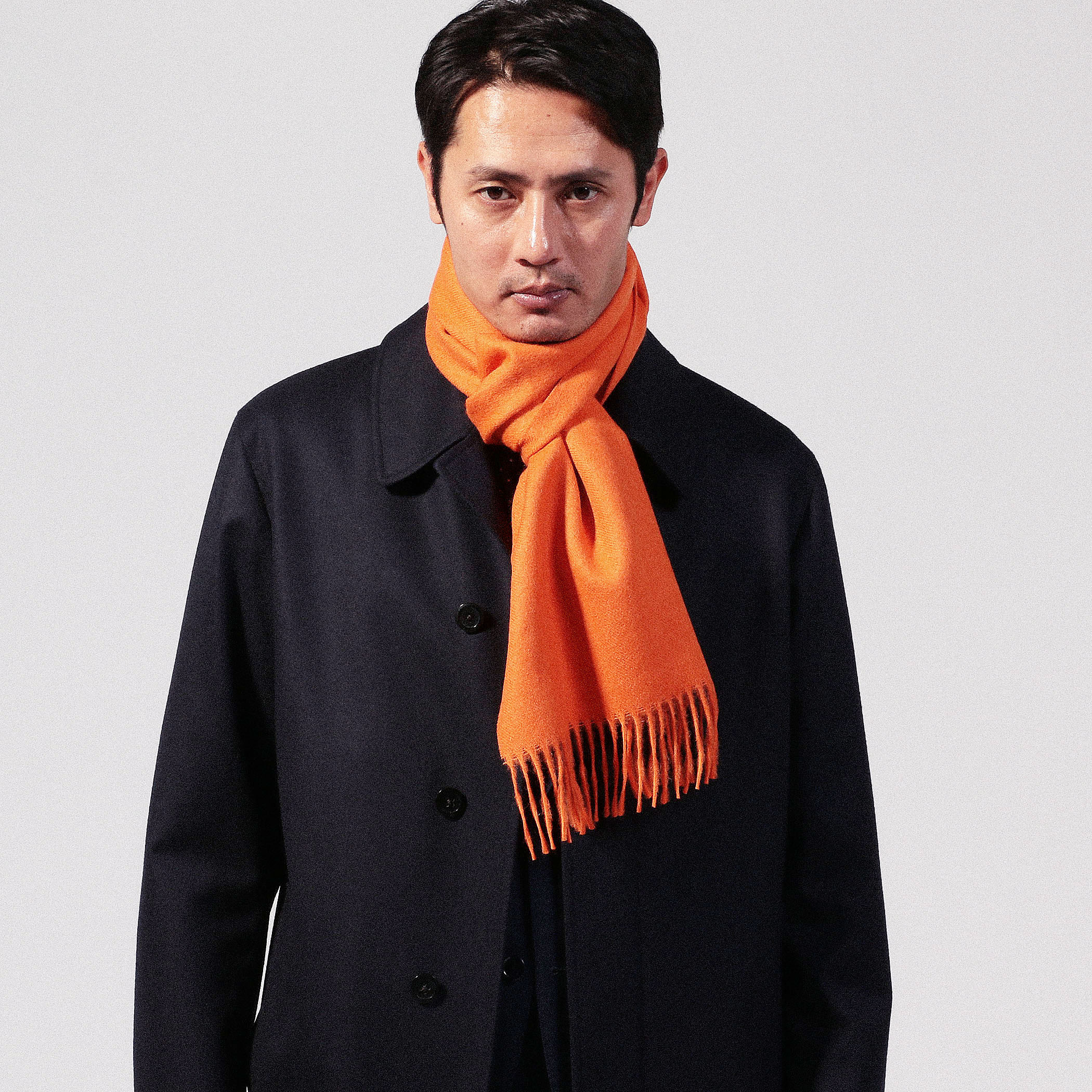 THE INOUE BROTHERS... Brushed Scarf アルパカ マフラー