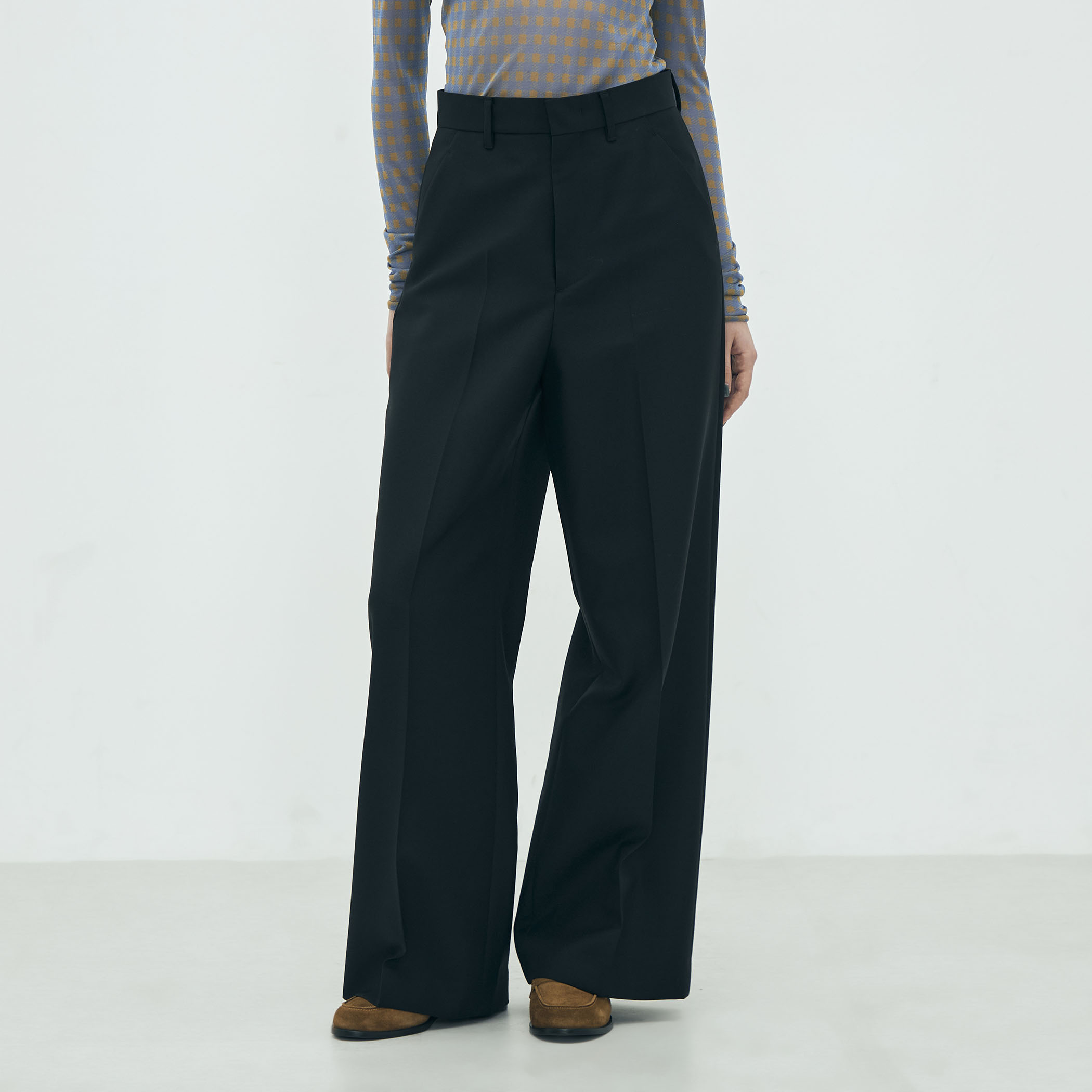 edition pourell モヘヤビンテージトロ スラックスパンツ