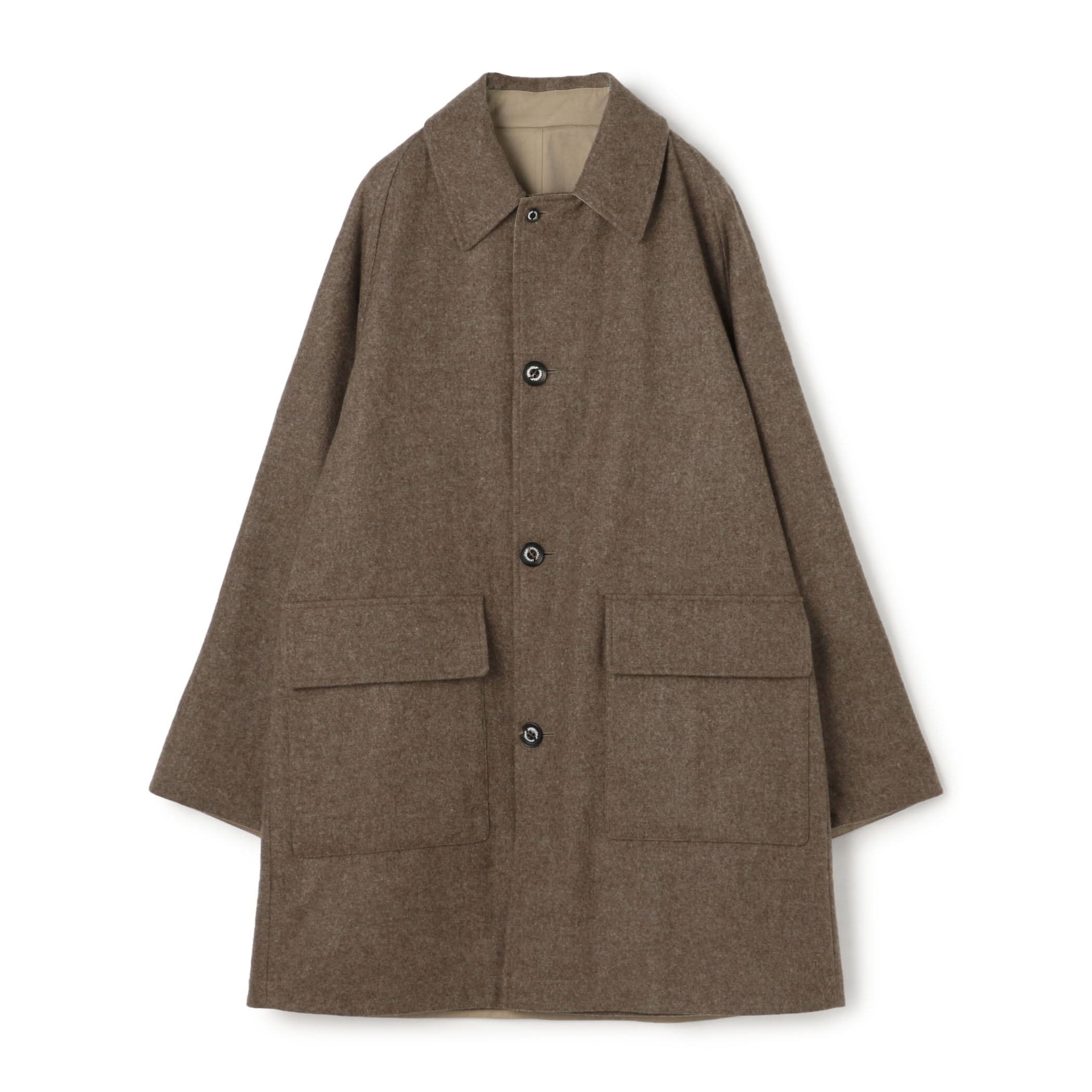 【別注】INVERTERE ウールコットン リバーシブルコート