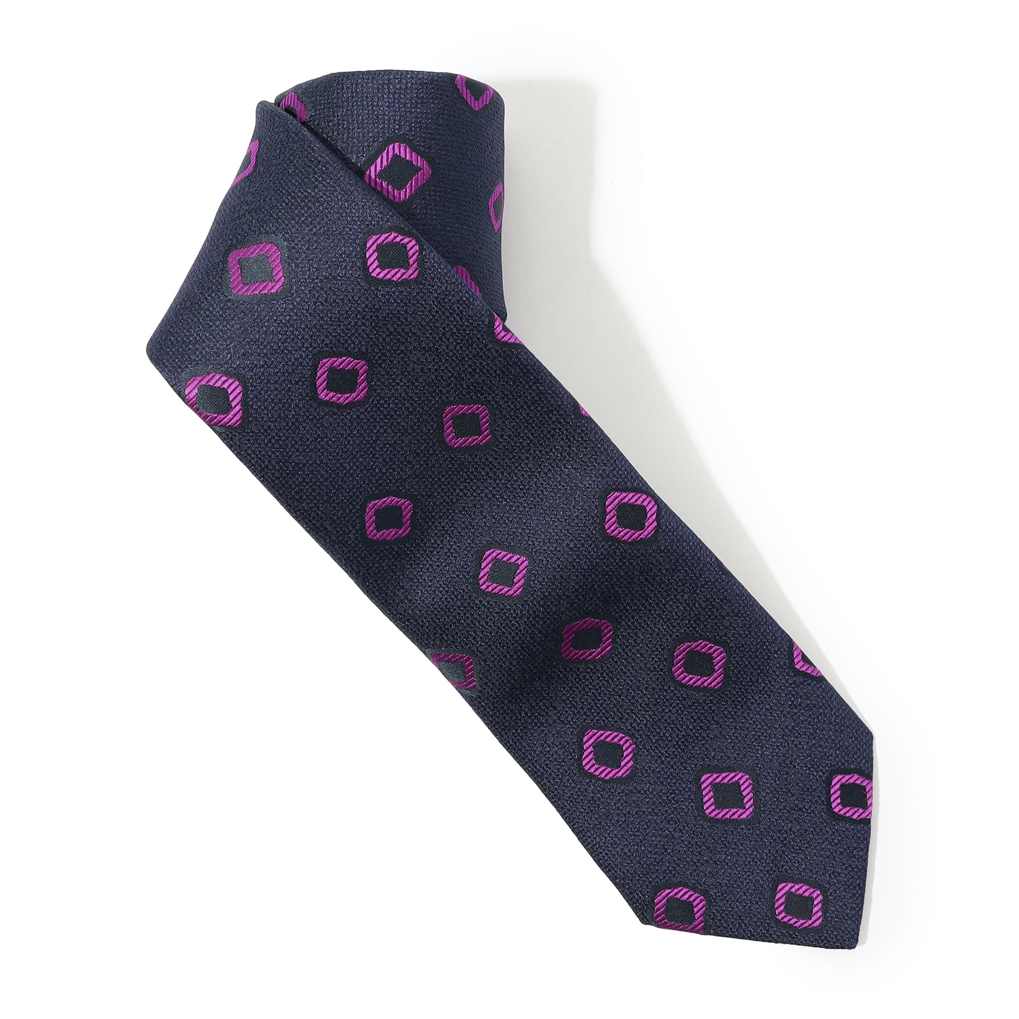 Seaward＆Stearn シルクジャカード小紋柄ネクタイ