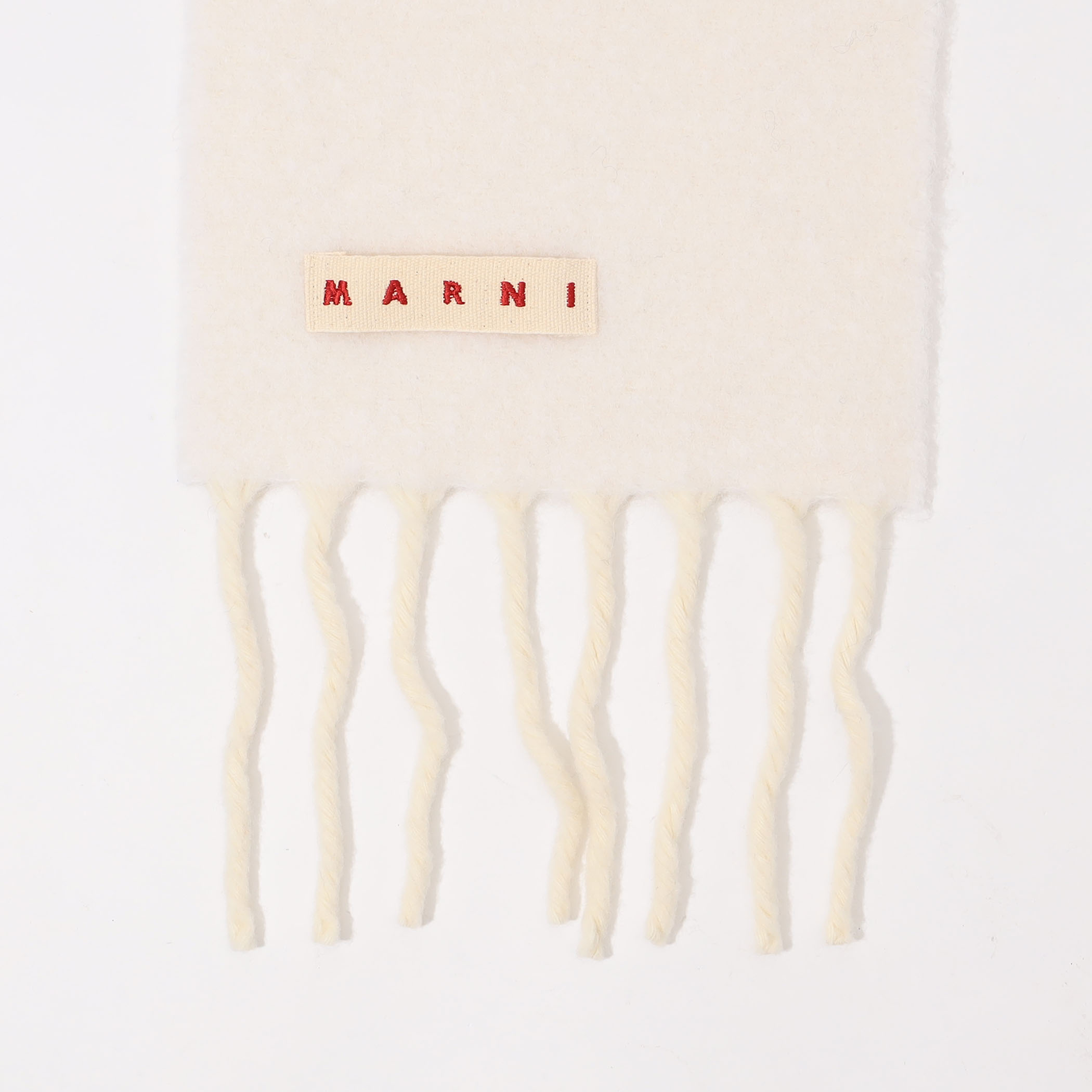 □MARNI アルパカウールミックス ボーダースカーフ