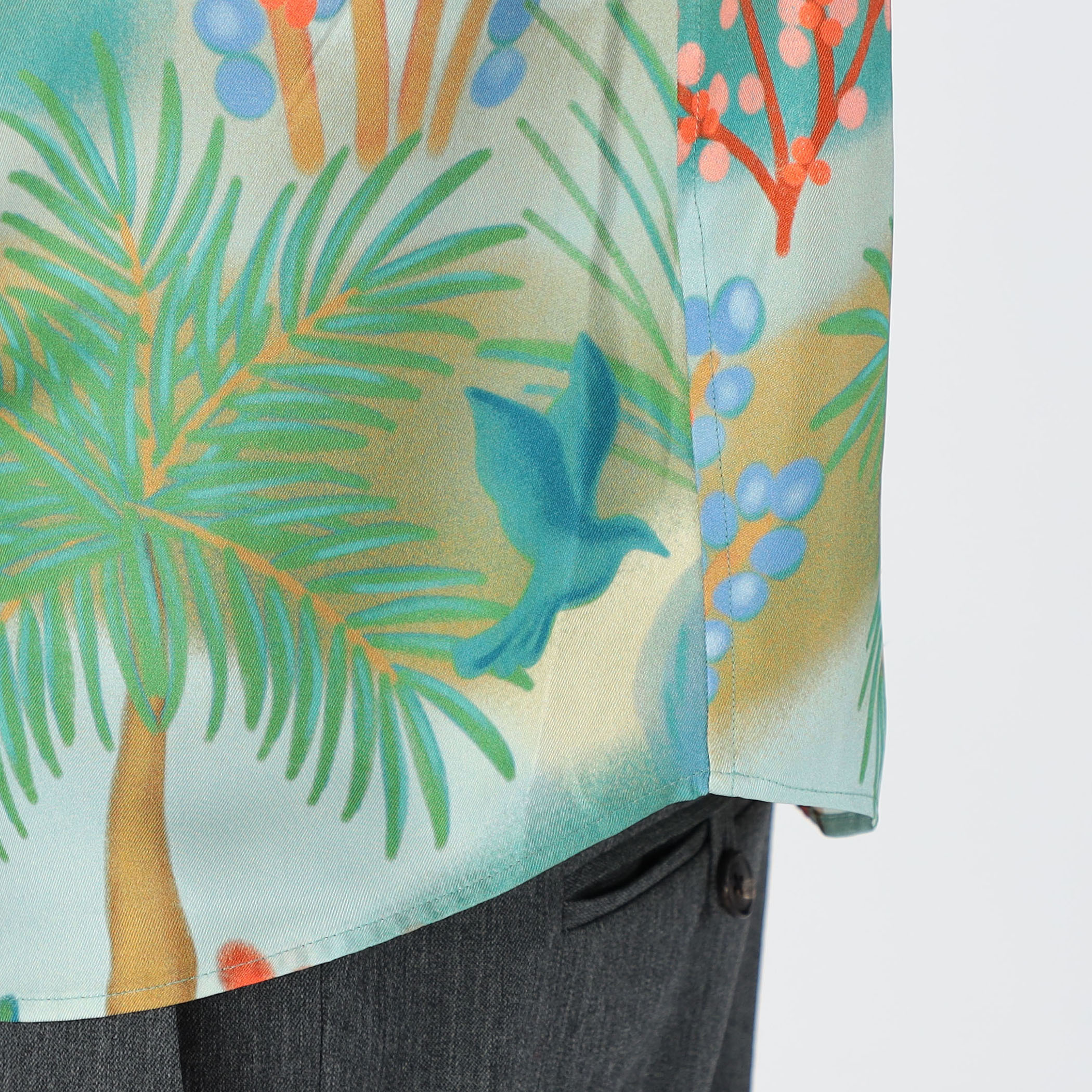 【新品未使用】CABaN シルクツイル HARVEST レギュラーカラーシャツ CABAN | CABaN シルクツイル HARVEST レギュラーカラーシャツ