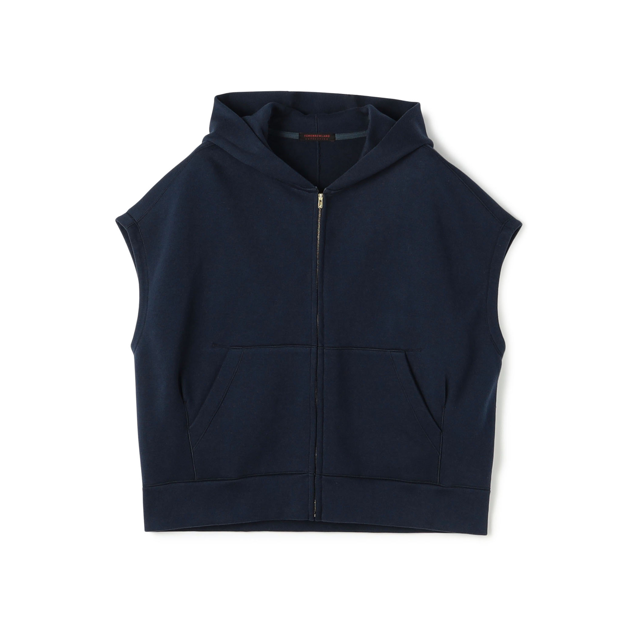 コットンダンボール フーデッドジレ