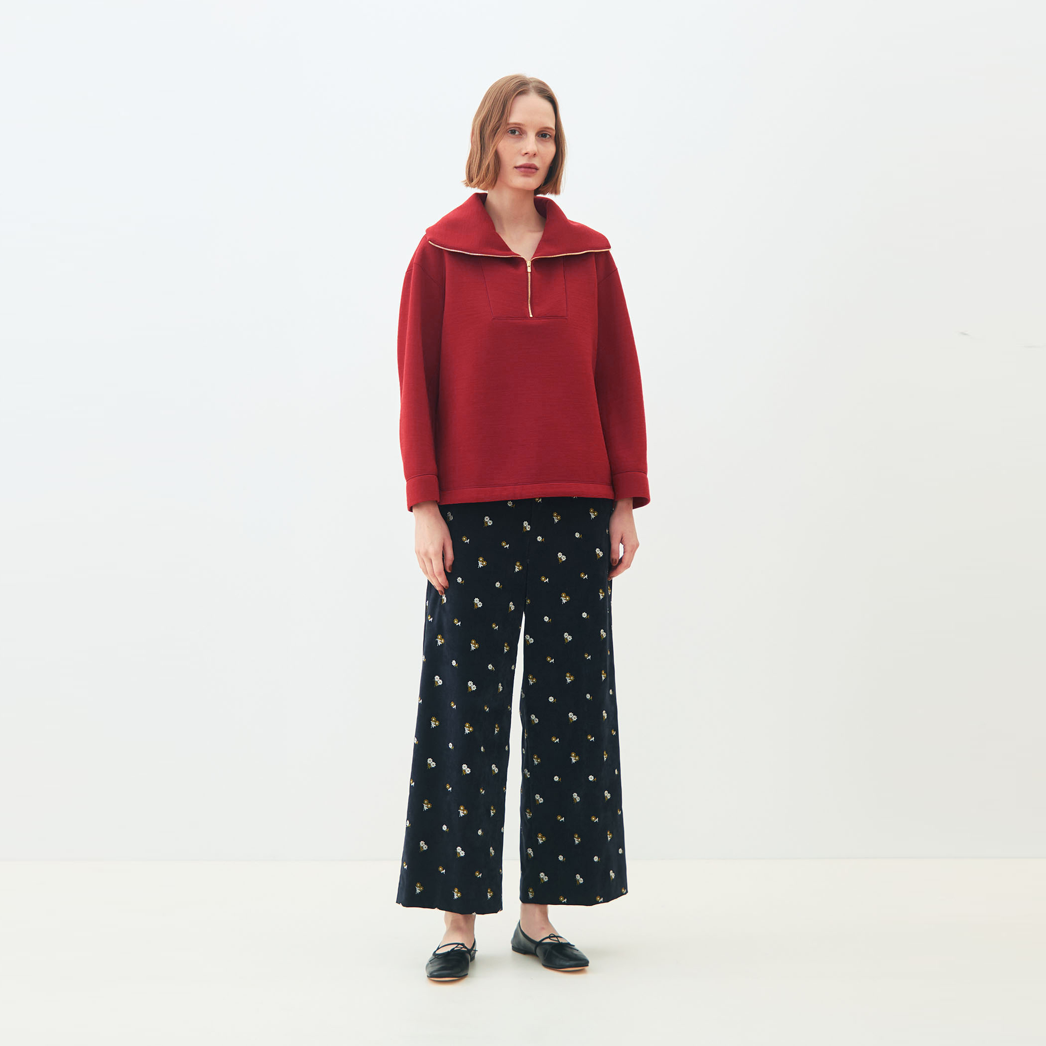 ダンボールニット ハーフジッププルオーバー｜トゥモローランド 公式通販