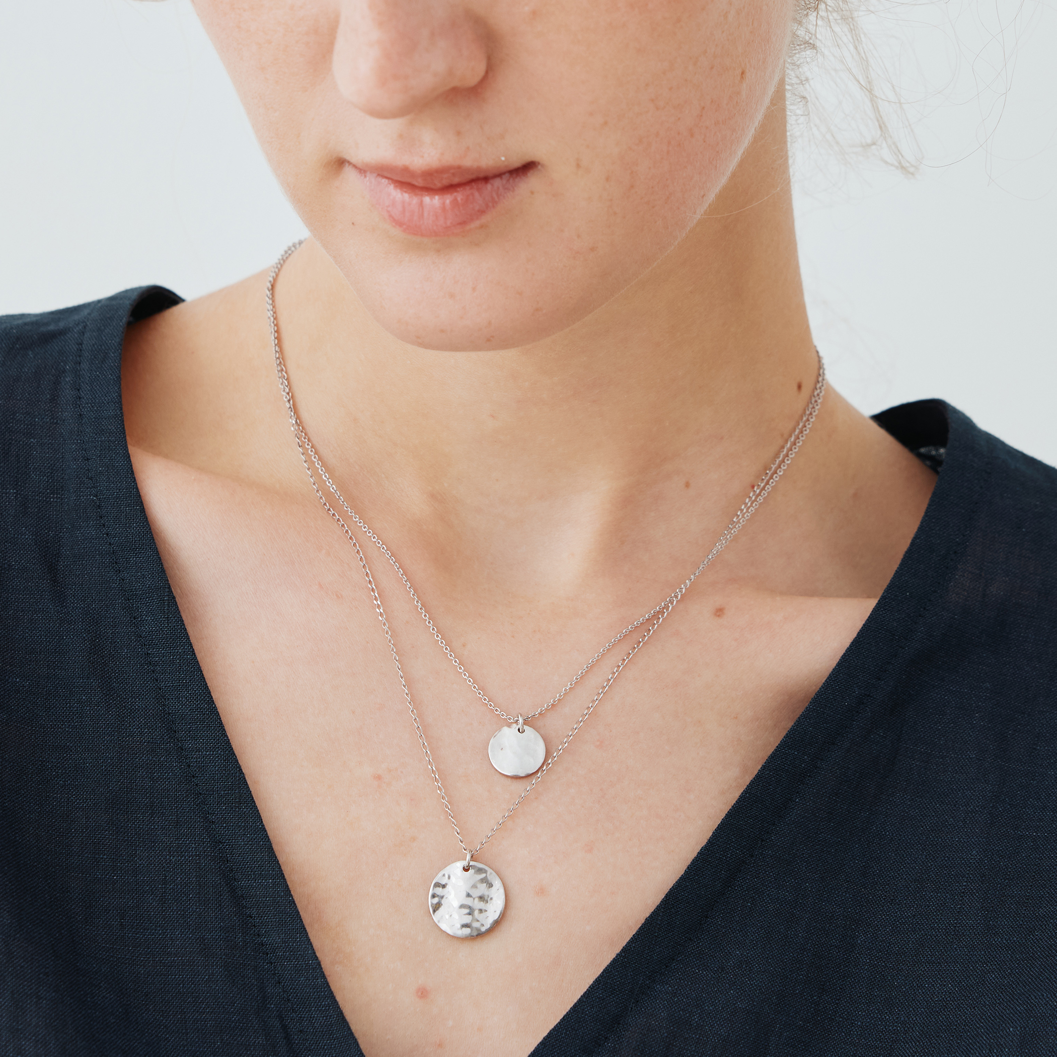 NINA&JULES Double シルバープレートネックレス｜トゥモローランド
