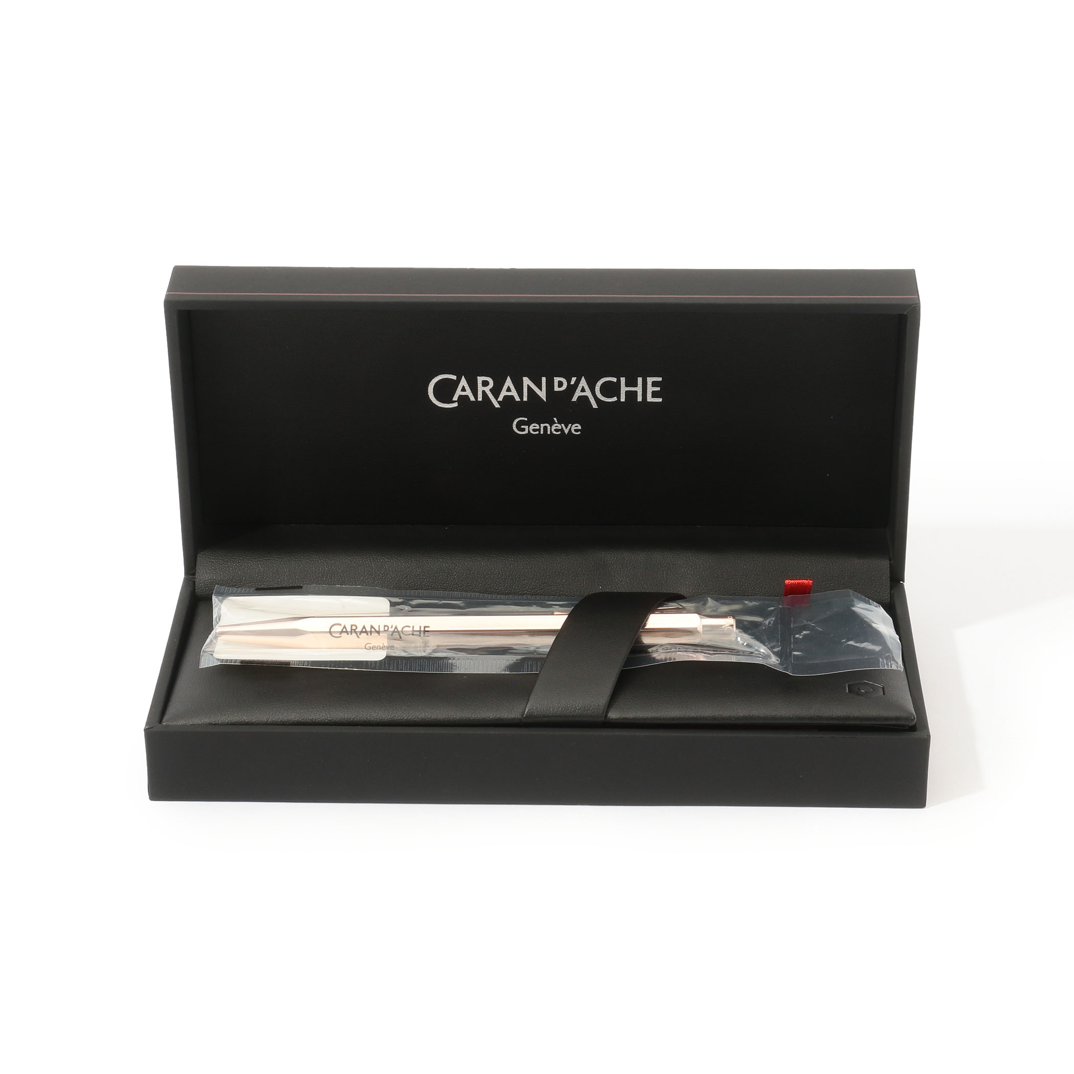 CARAN D'ACHE エクリドール シェブロン ボールペン ローズゴールドプレート