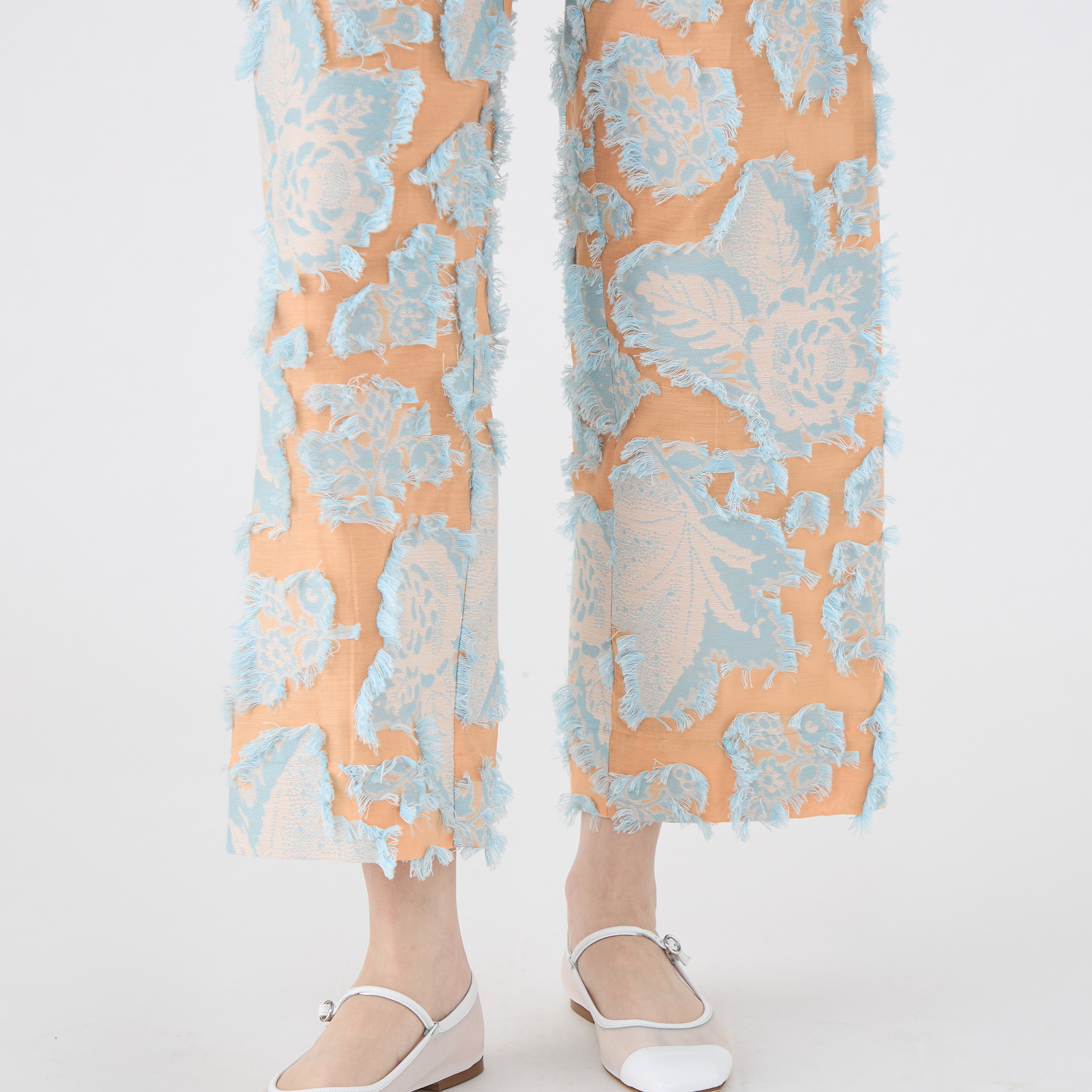 楽天市場】【SALE／40%OFF】コットンプリント ジャガードナロー