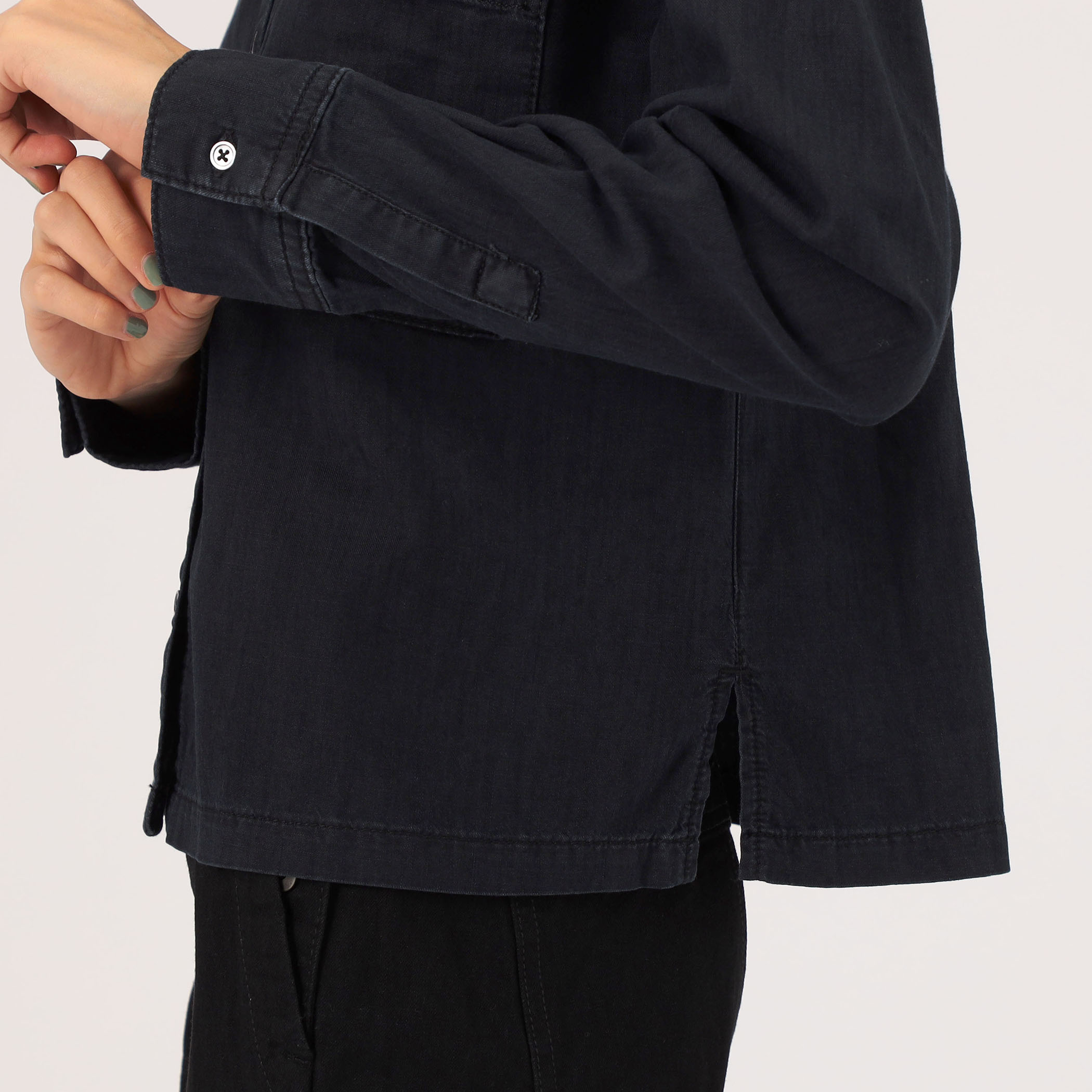 ブラウス シャツ コットンデニム ボクシーシャツ WDCS3894 レディース コットンデニム ボクシーシャツ WDCS3894｜トゥモローランド