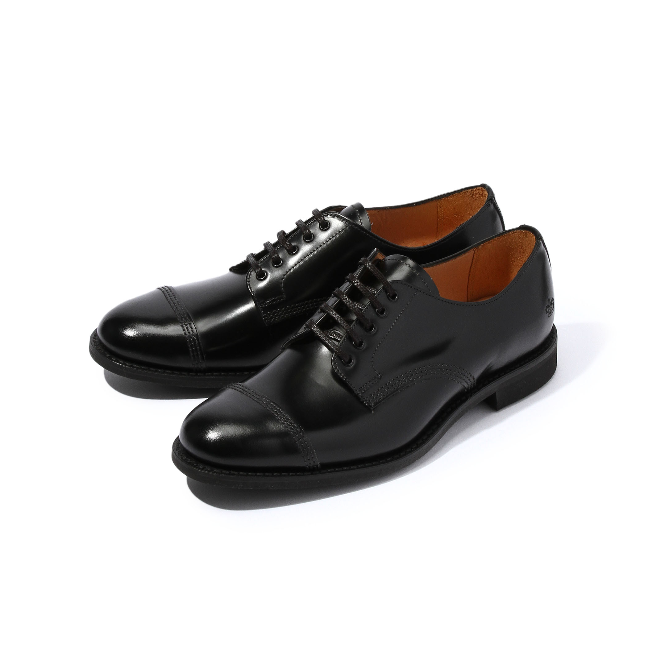 SANDERS ポリッシュドレザー ノーレースシューズ メンズ SANDERS サンダース MILITARY COLLECTION 1742B NO LACE SHOE