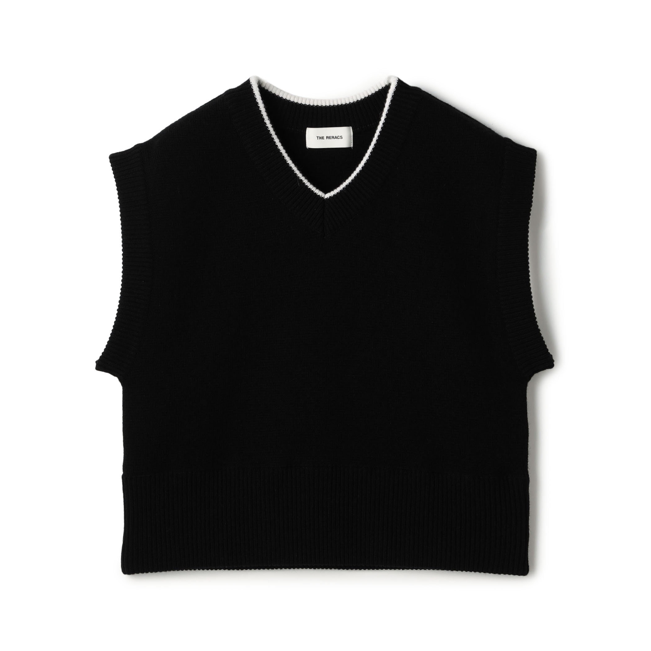 【別注】THE RERACS &times; Edition  V NECK VEST Vネック ニットベスト