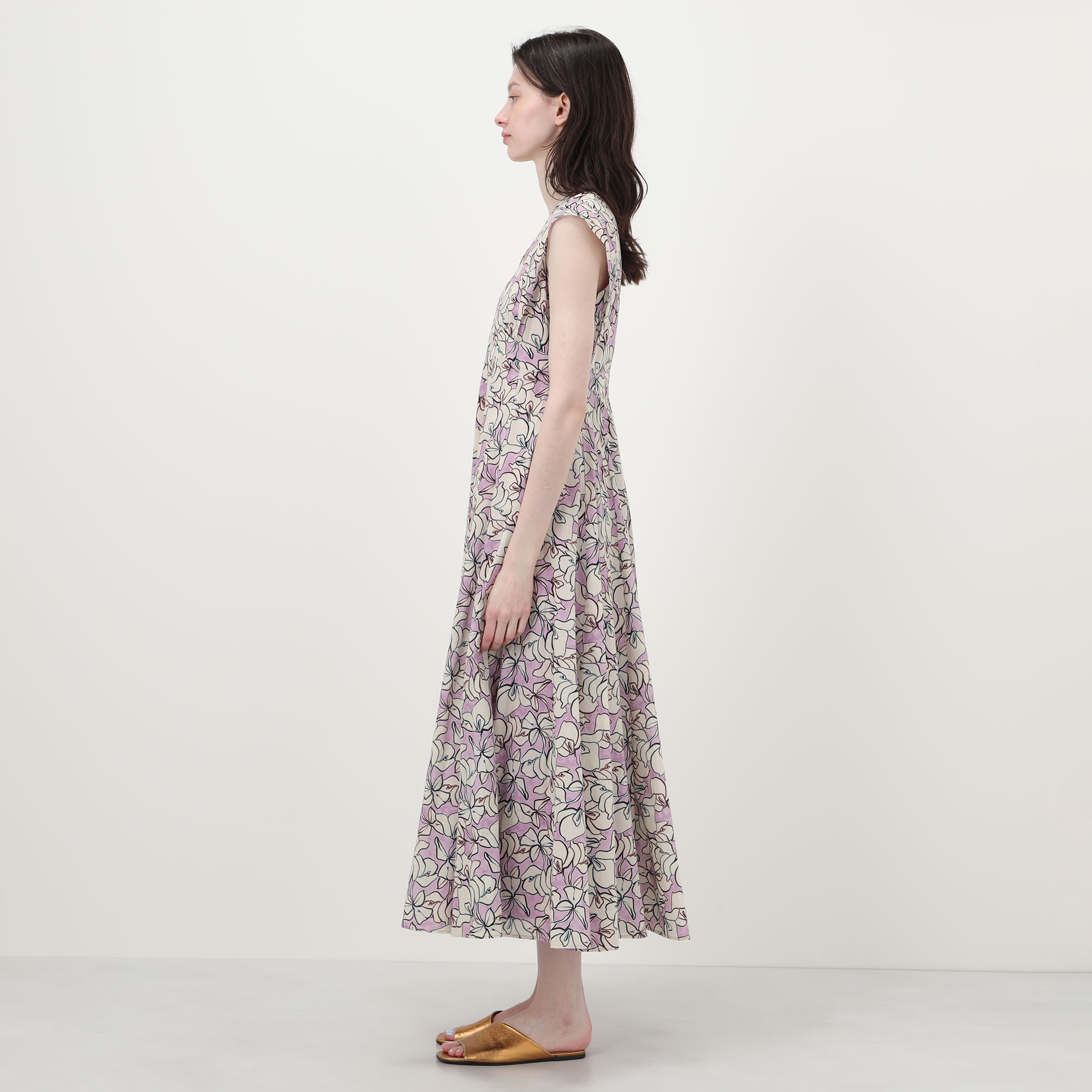 WEB先行予約・別注】MARIHA Flower Poem 夏の月のドレス