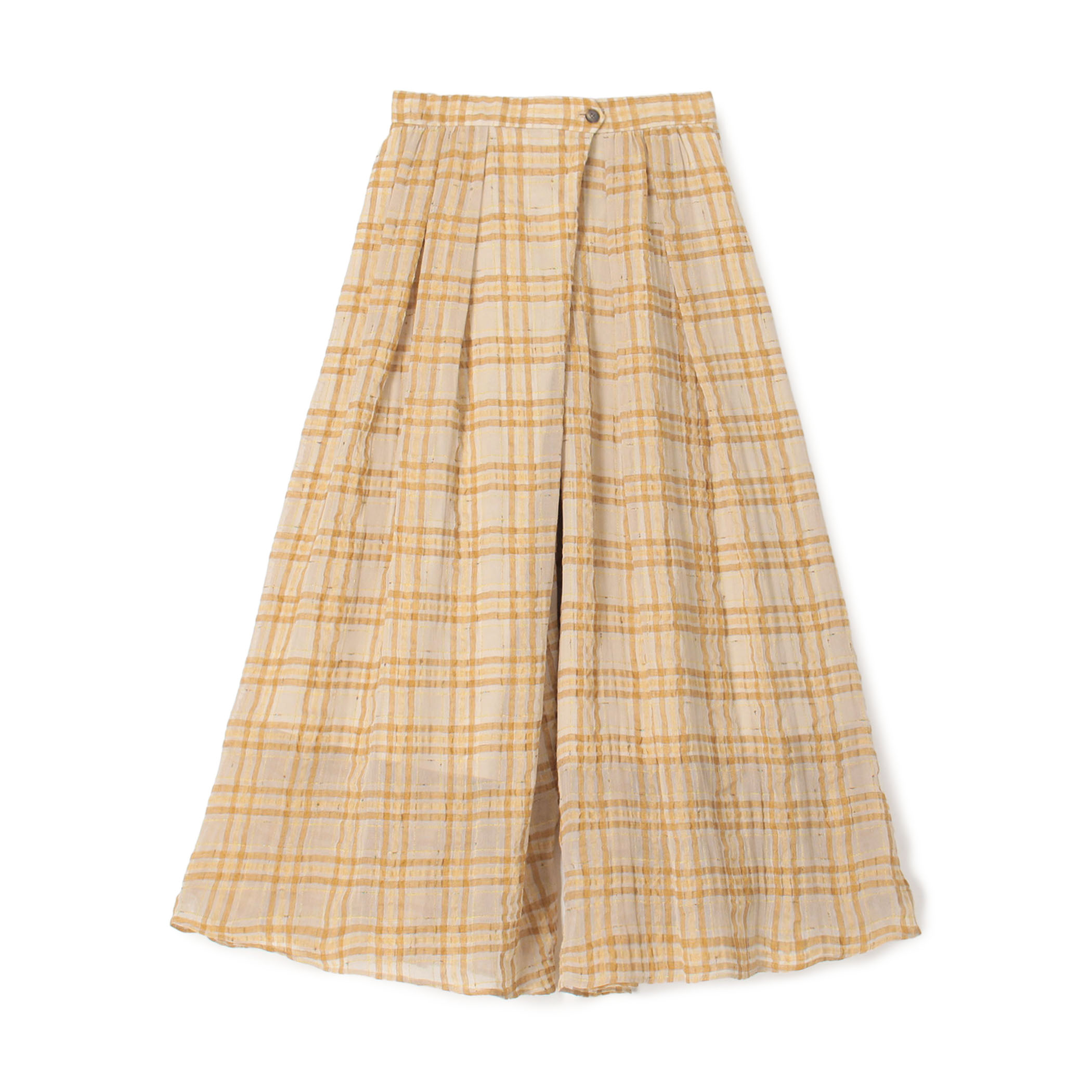 シアープラッド フレアキュロットパンツ