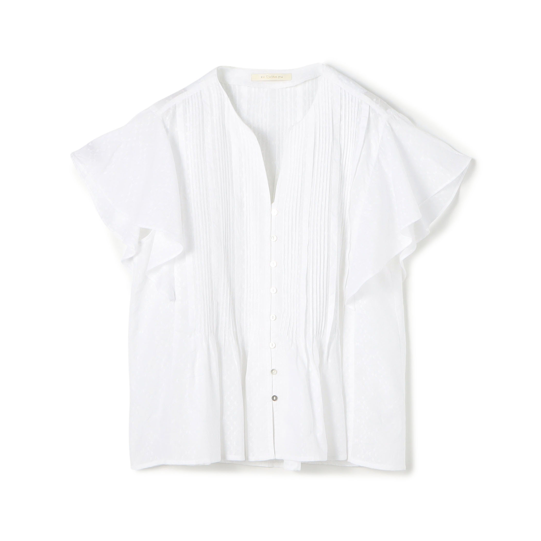 ne Quittez pas COTTON JACQUARD ブラウス