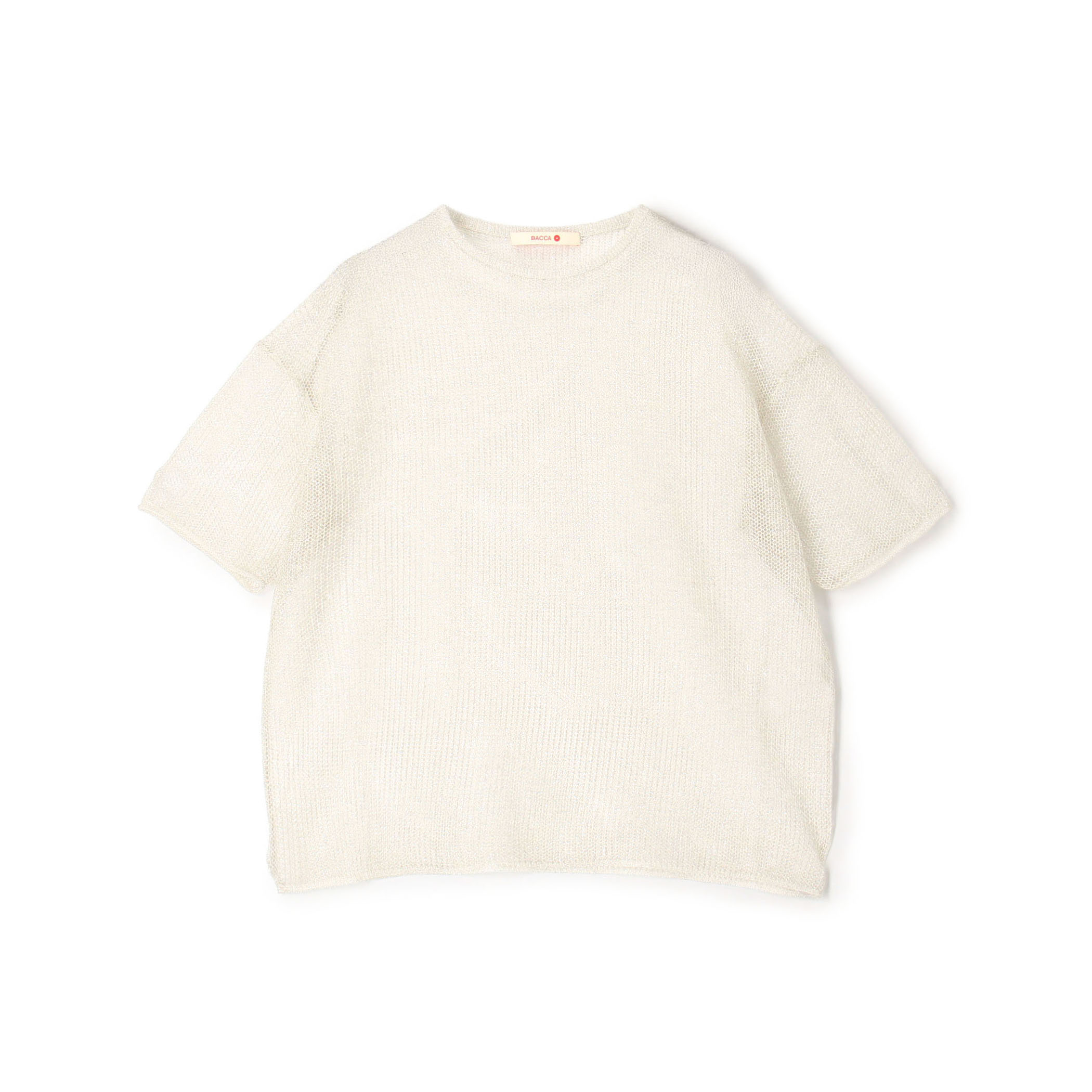 【WEB先行予約】オーロラフィルム リネンハーフスリーブニット