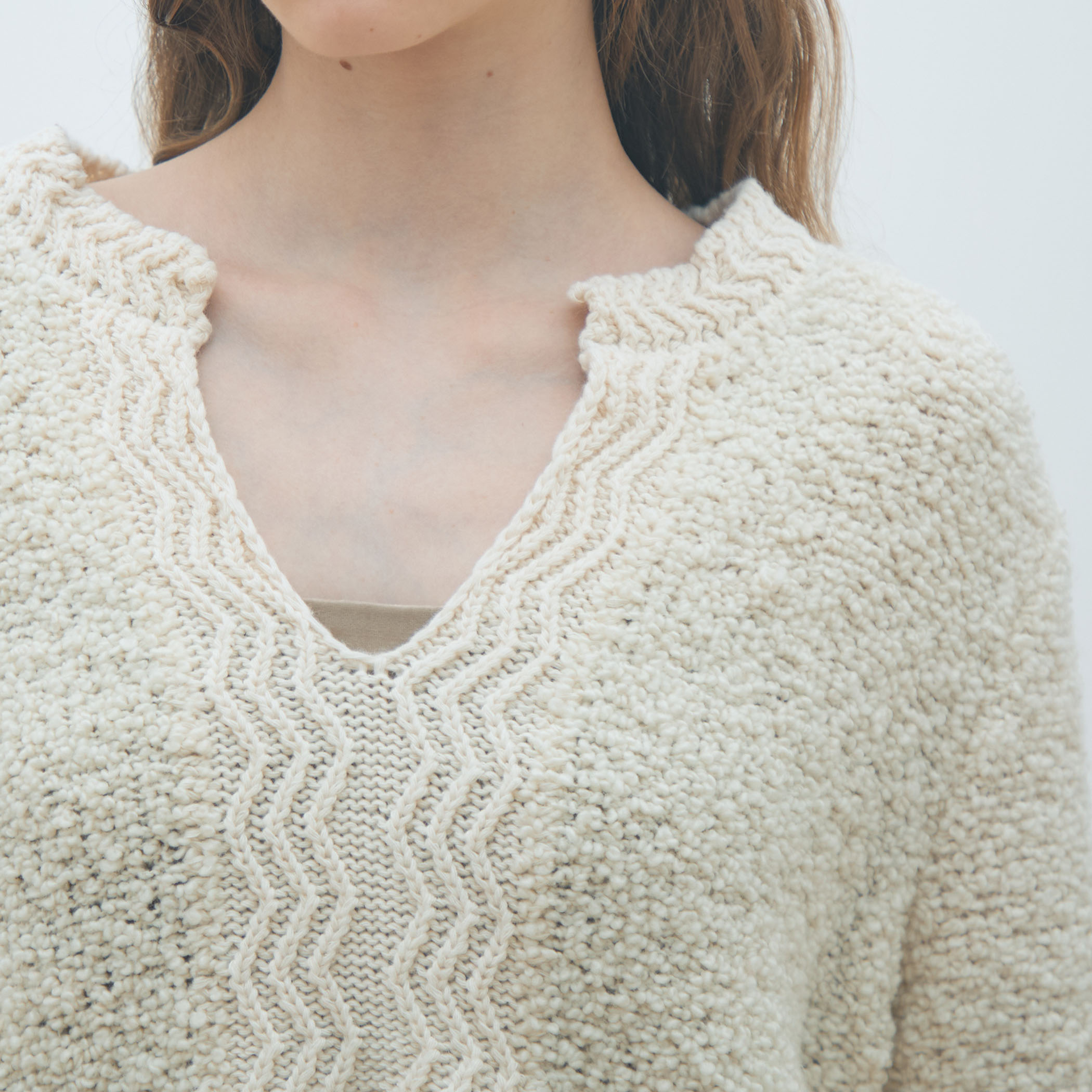 プレーンスラブ キーネックプルオーバー｜トゥモローランド 公式通販