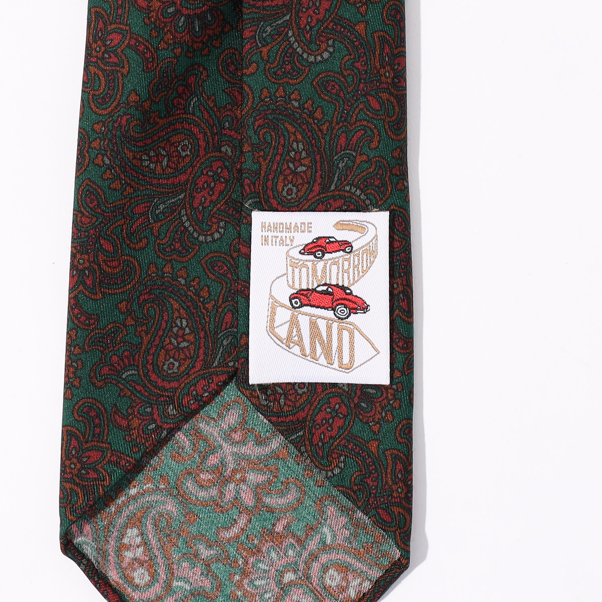 TOMORROWLAND MADE IN ITALY ウールシルク ペイズリーネクタイ