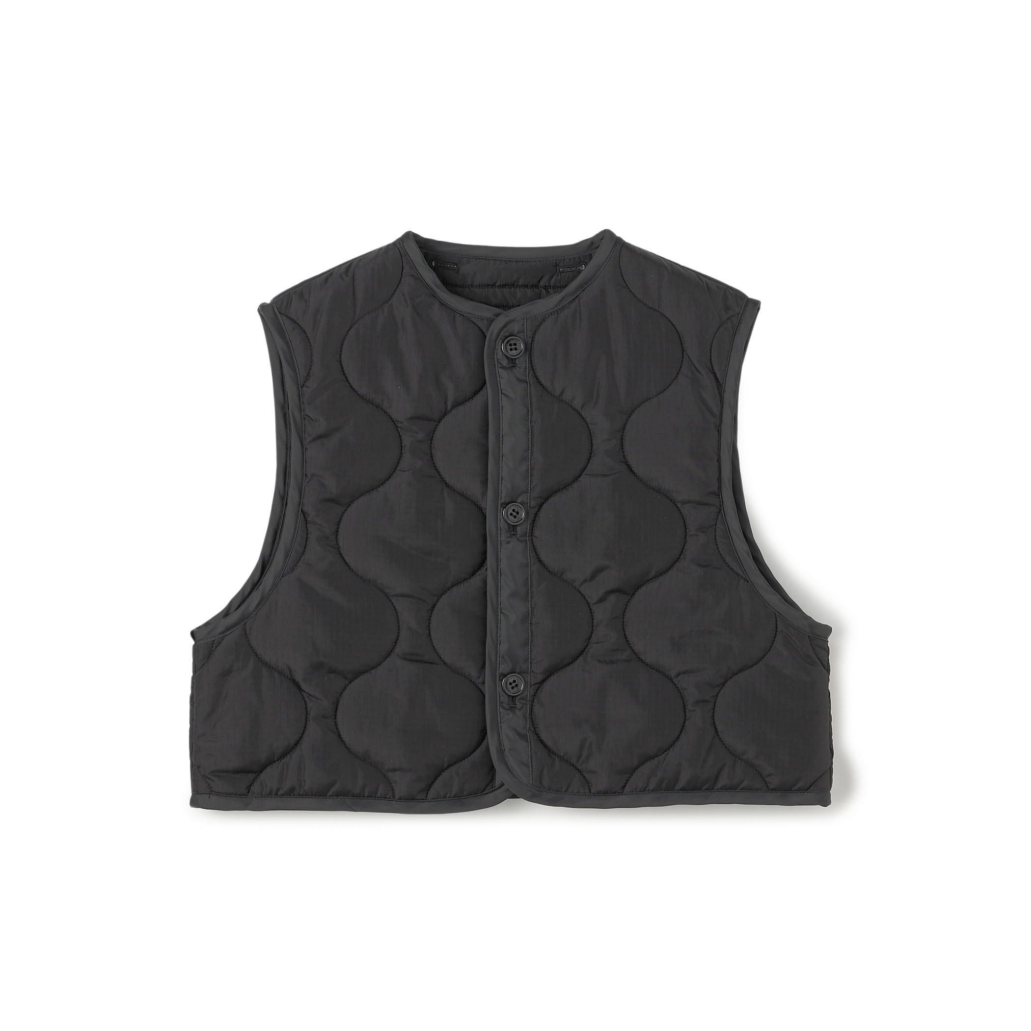 HYKE QUILTED CROPPED VEST