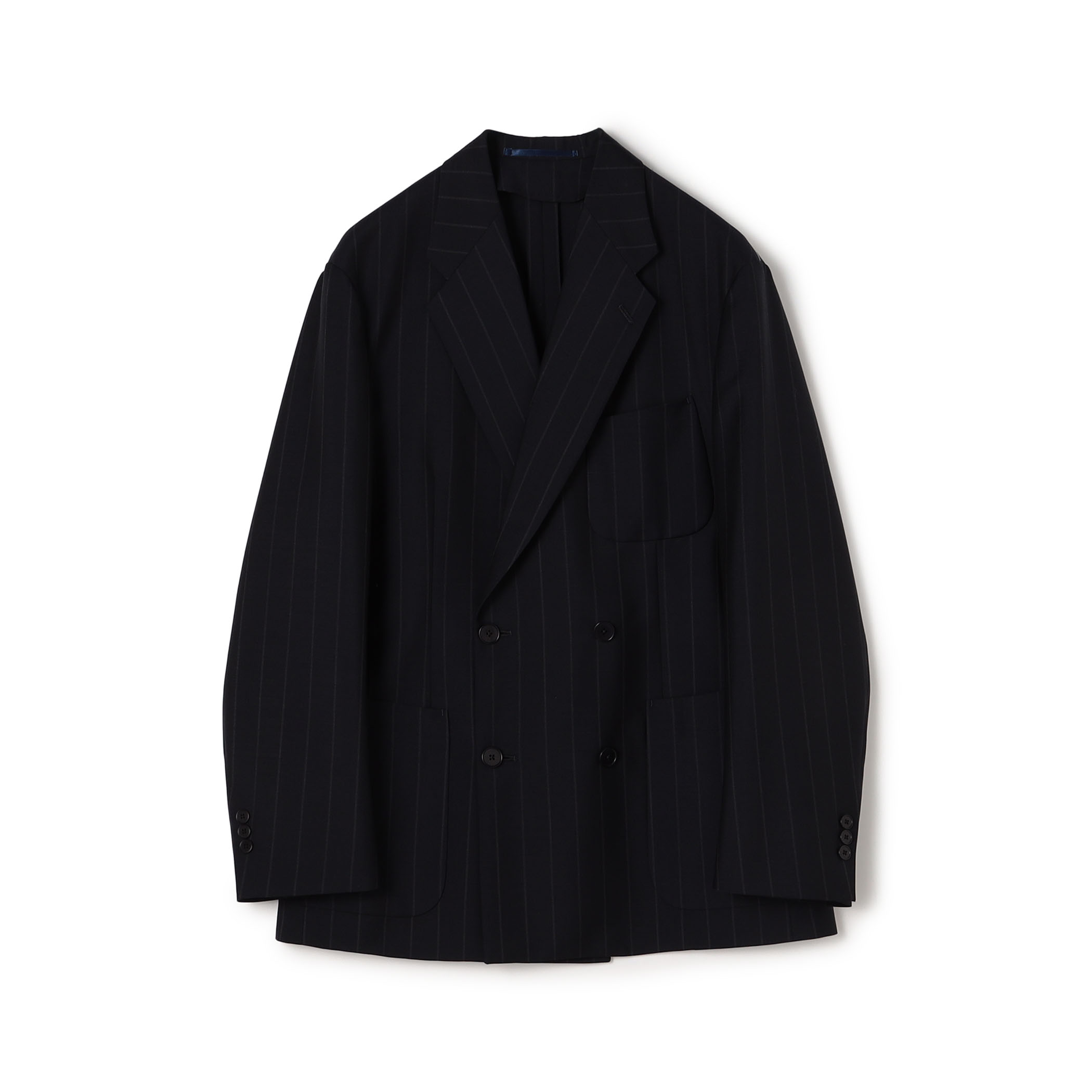 ウールモヘヤ ダブルブレステッド4Bジャケット