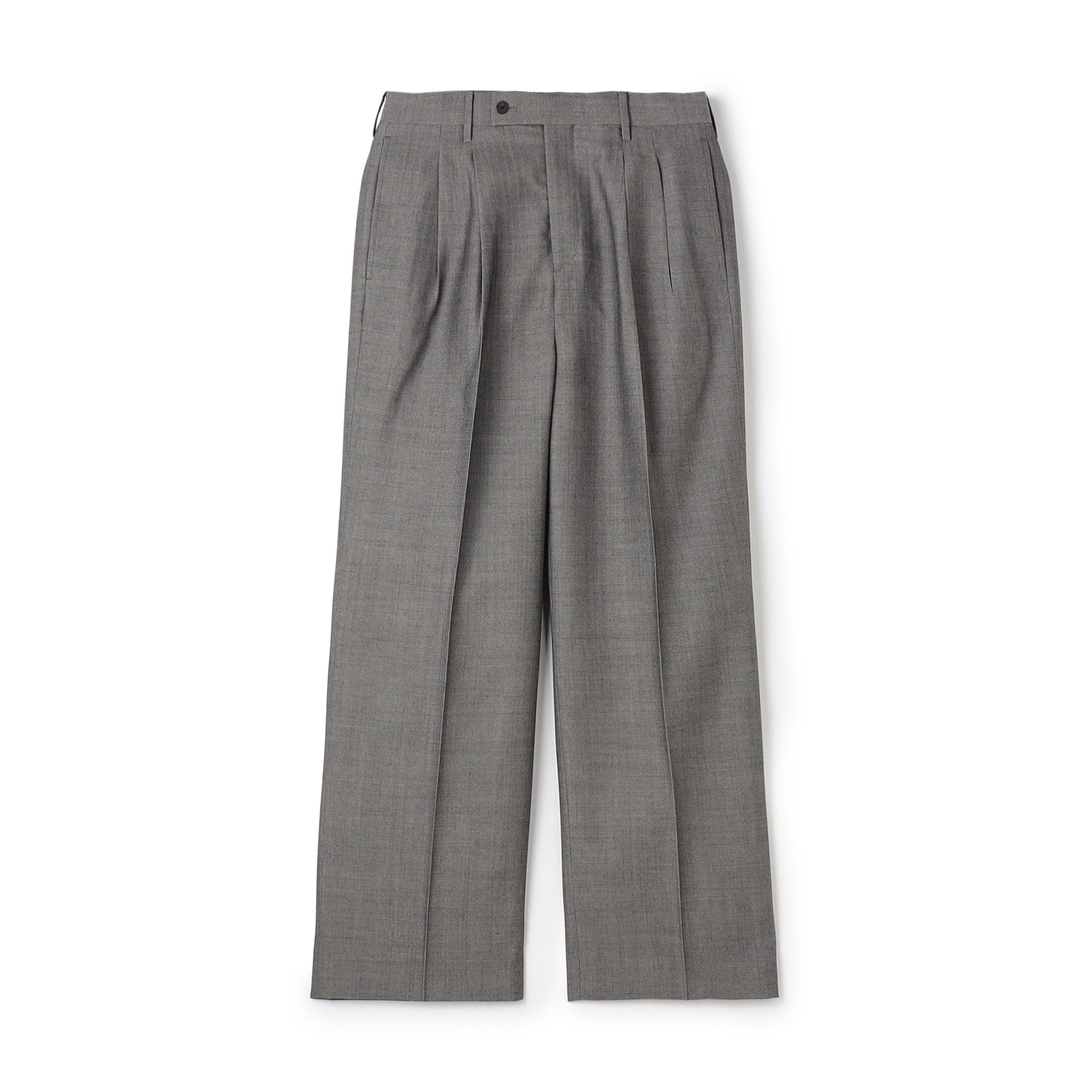 ハルトウールツイル 2プリーツワイドパンツ
