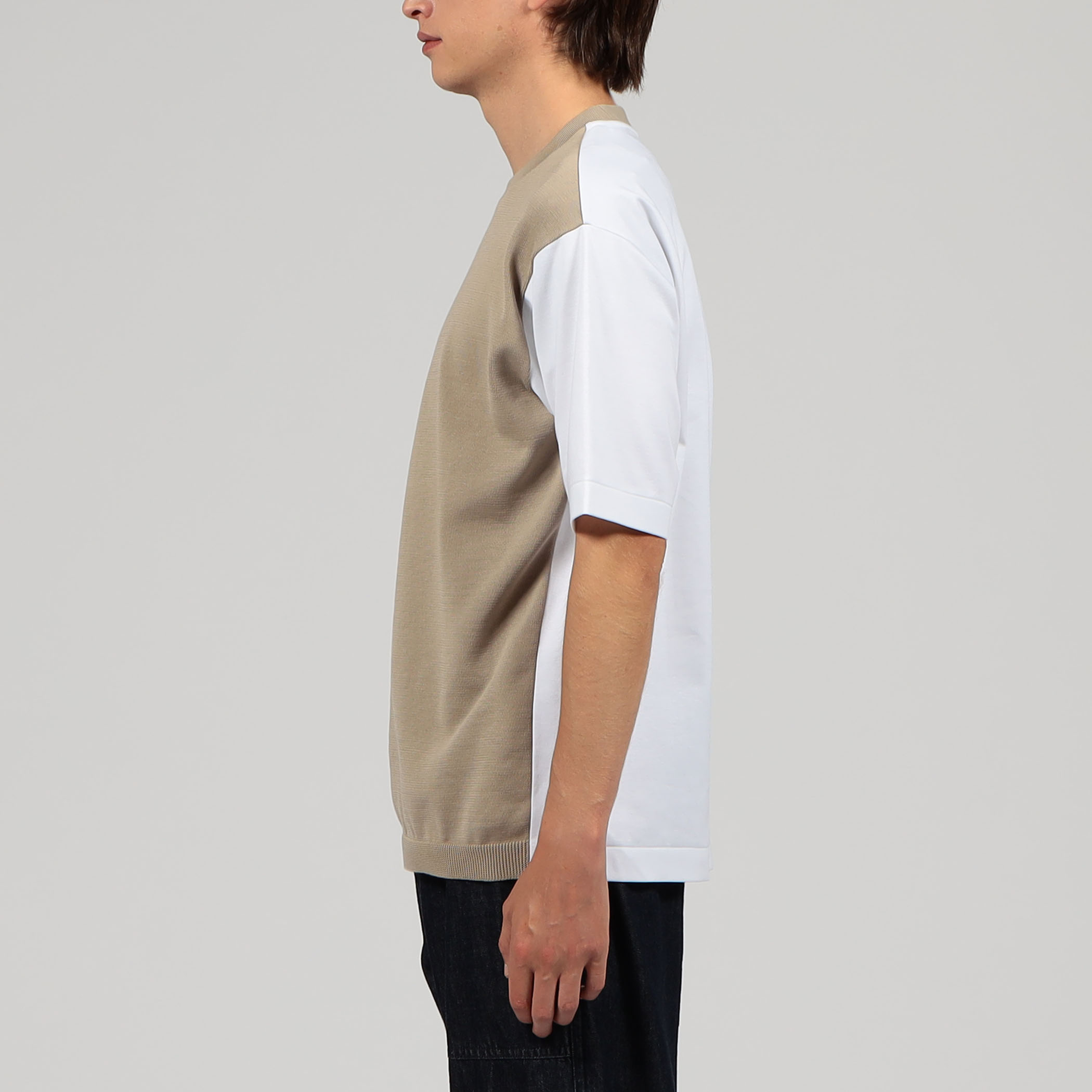 コットン ニットコンビTシャツ｜トゥモローランド 公式通販