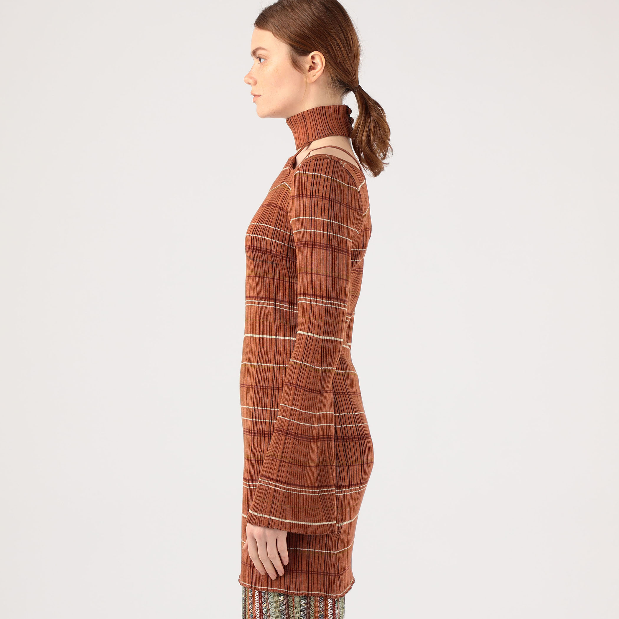 ヒート mame kurogouchi Plaid Knitted Dress | www.kdcow.com