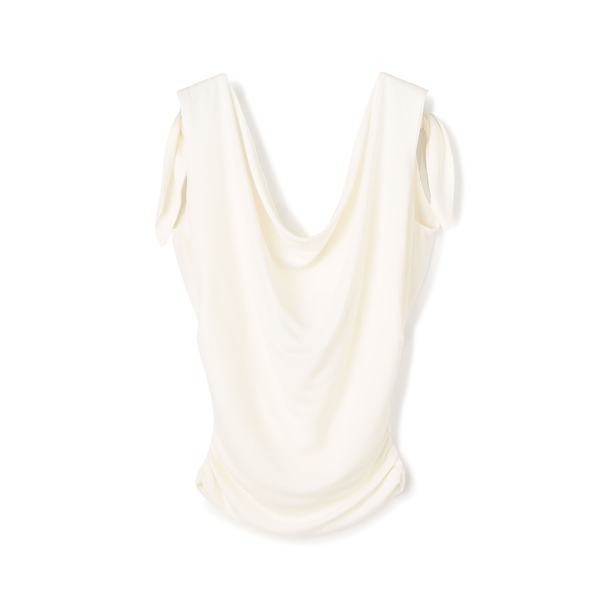 INTERIOR Shoulder Knot Top