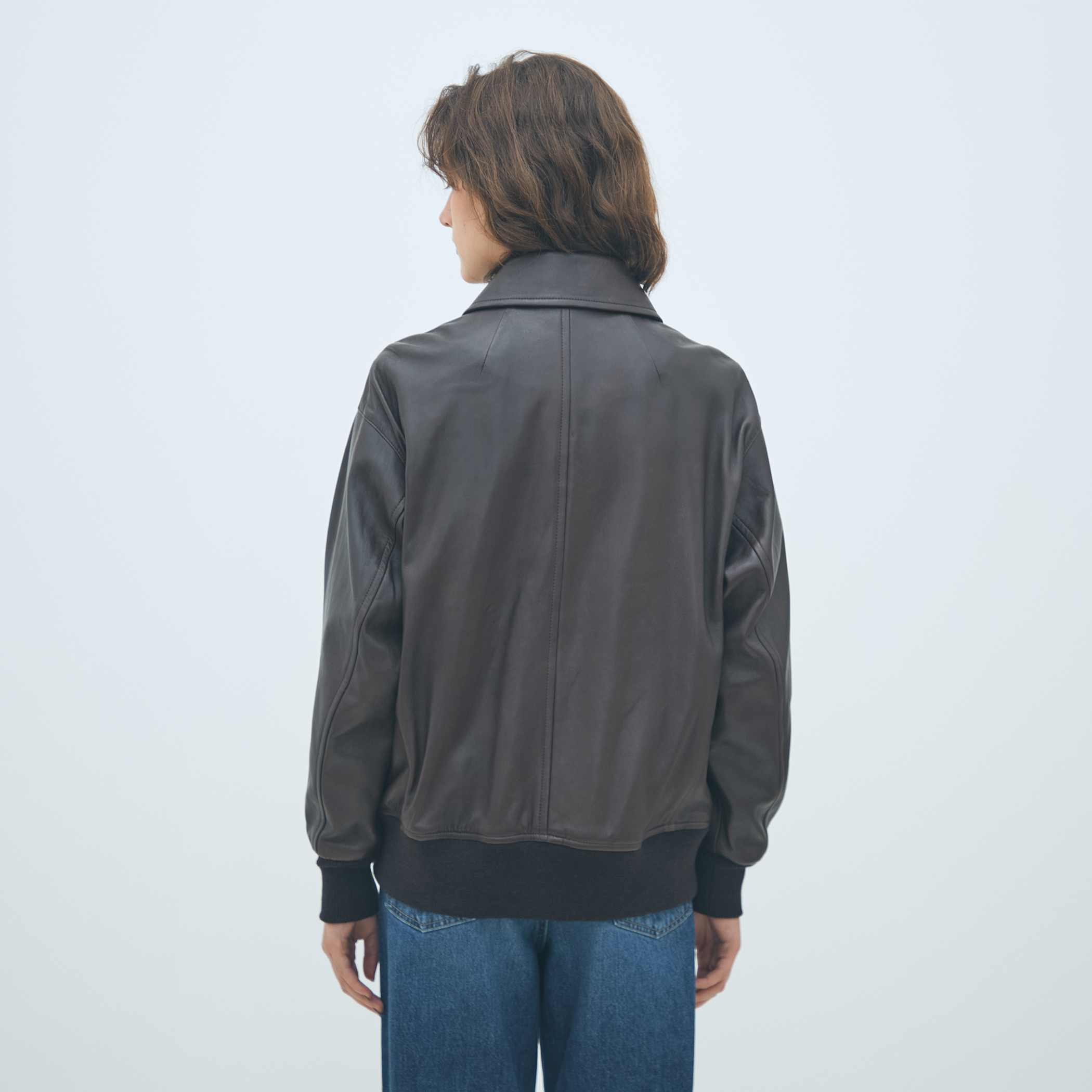 MACPHEE 黒 レザージャケット Mサイズ マカフィー MACPHEE ラムレザー