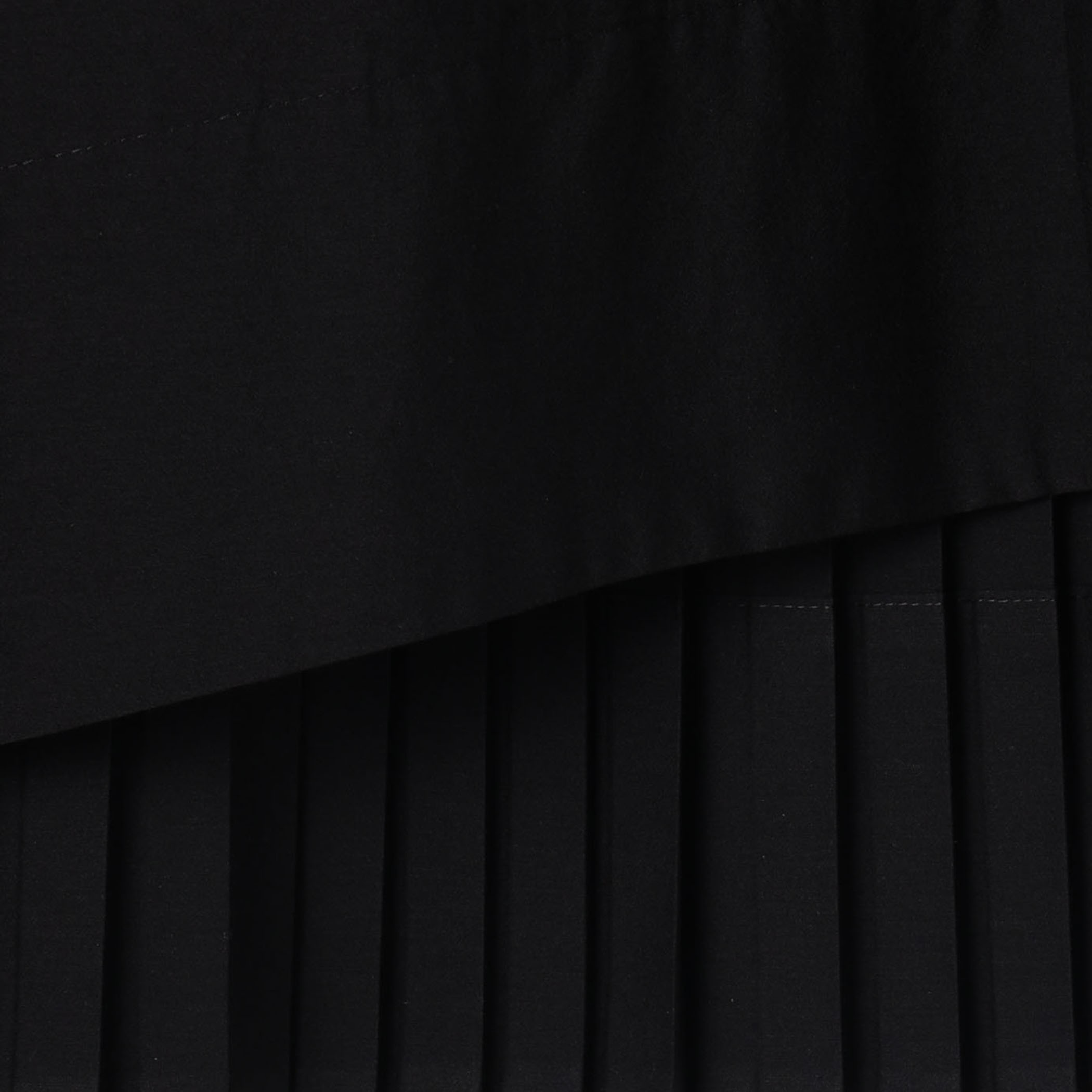 コットンナイロンシアータフタ バックプリーツブラウス