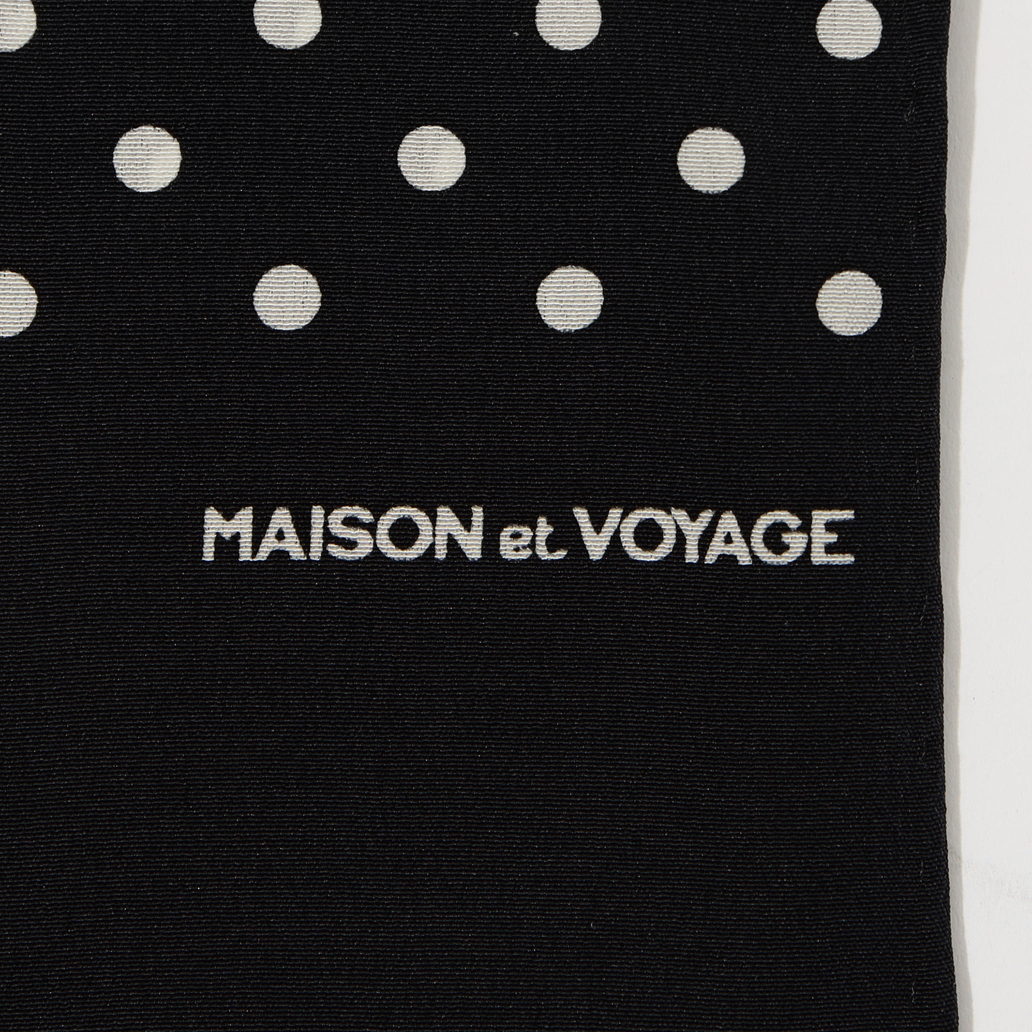 MAISON et VOYAGE シルク 4mmドット ストール｜トゥモローランド 公式