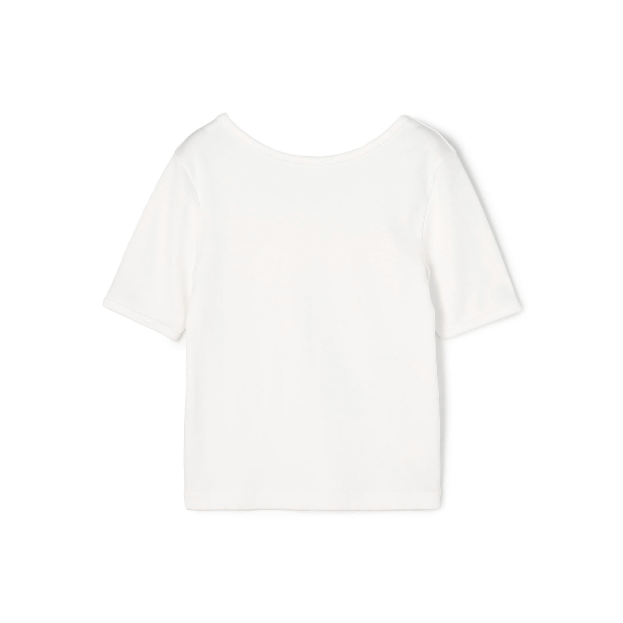 シルキーリブ ボートネックプルオーバー