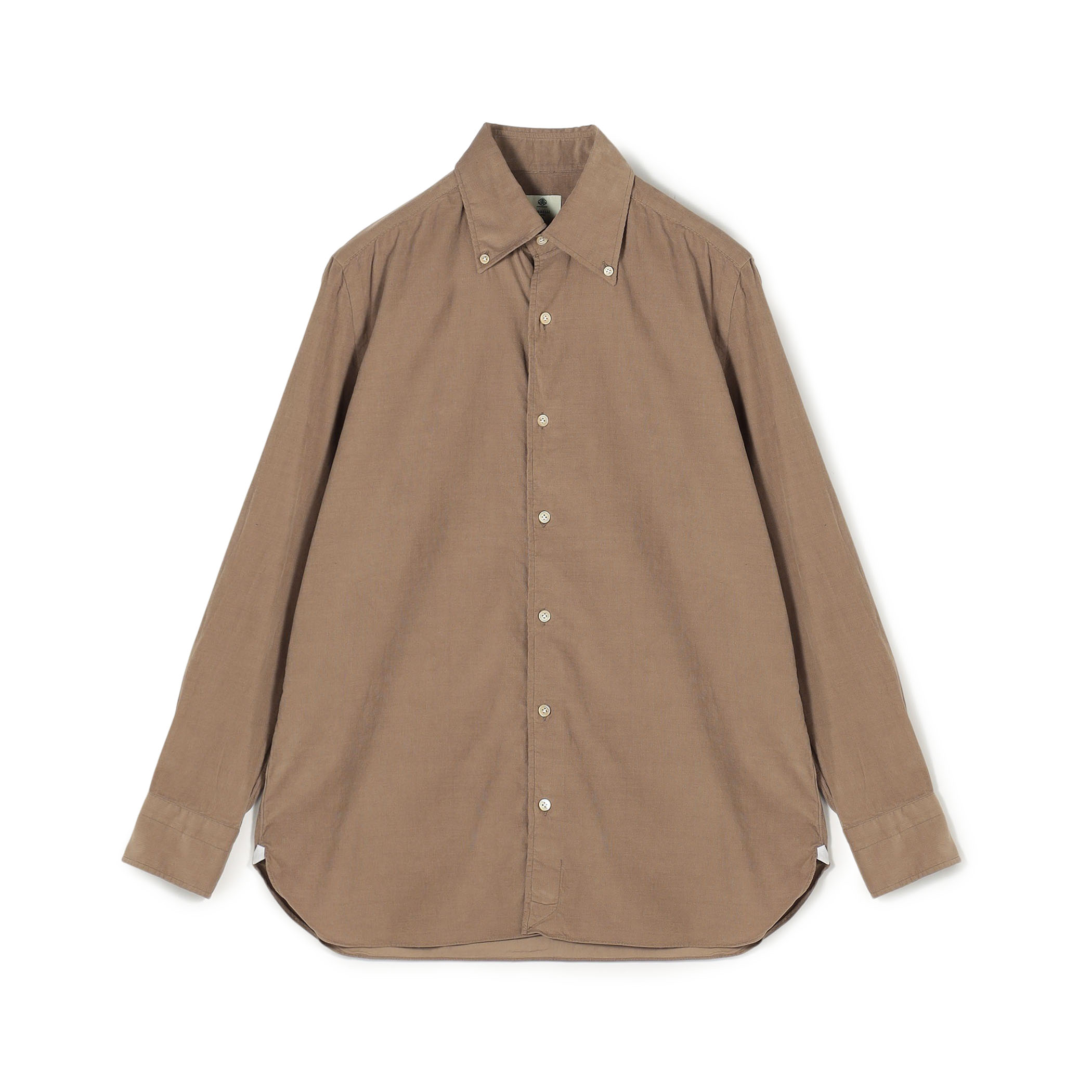 【別注】LUIGI BORRELLI GABLE コットンコーデュロイ ボタンダウンシャツ