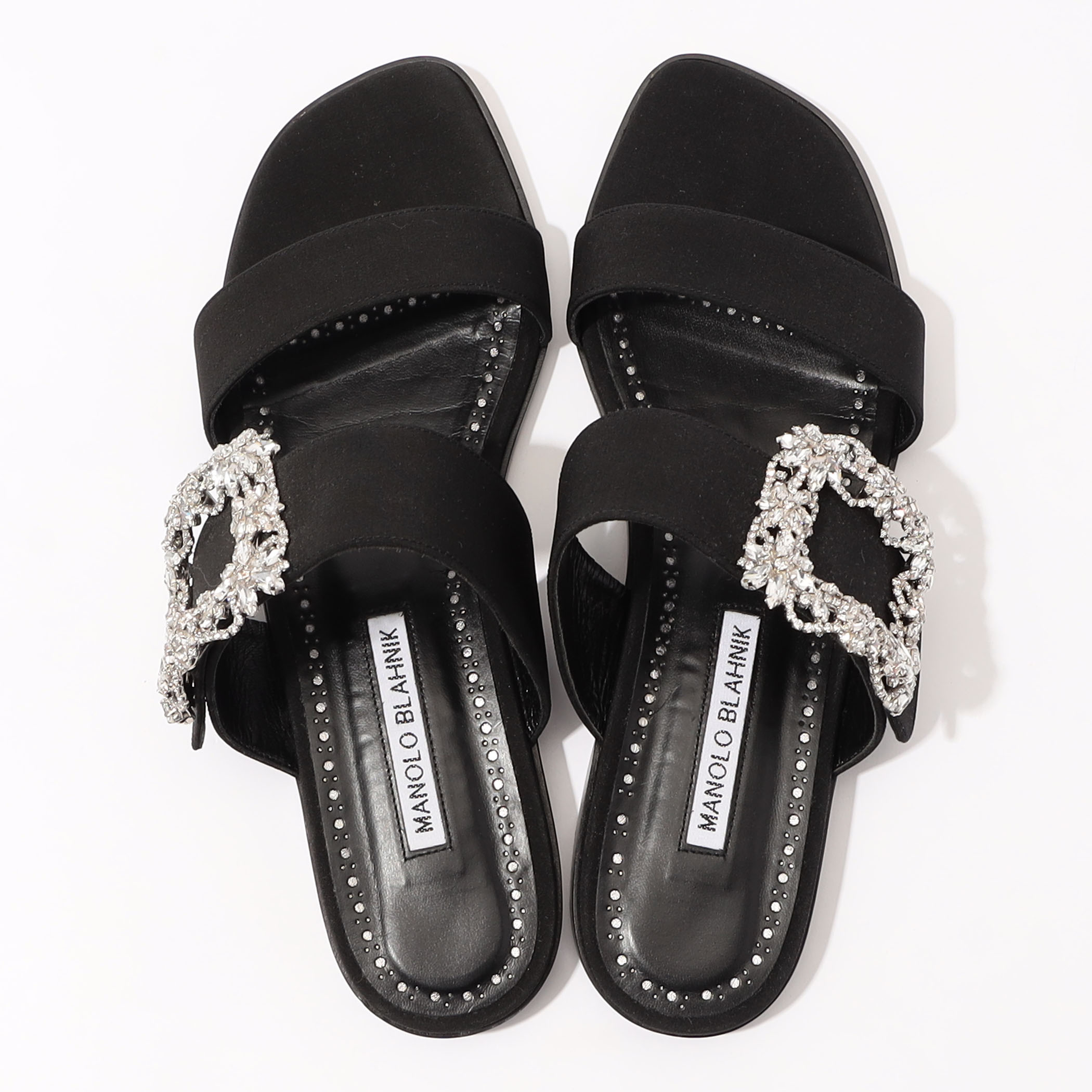 MANOLO BLAHNIK フラットサンダル　37 MANOLO BLAHNIK TITUBAFLAT_JEWEL フラットサンダル｜トゥモローランド