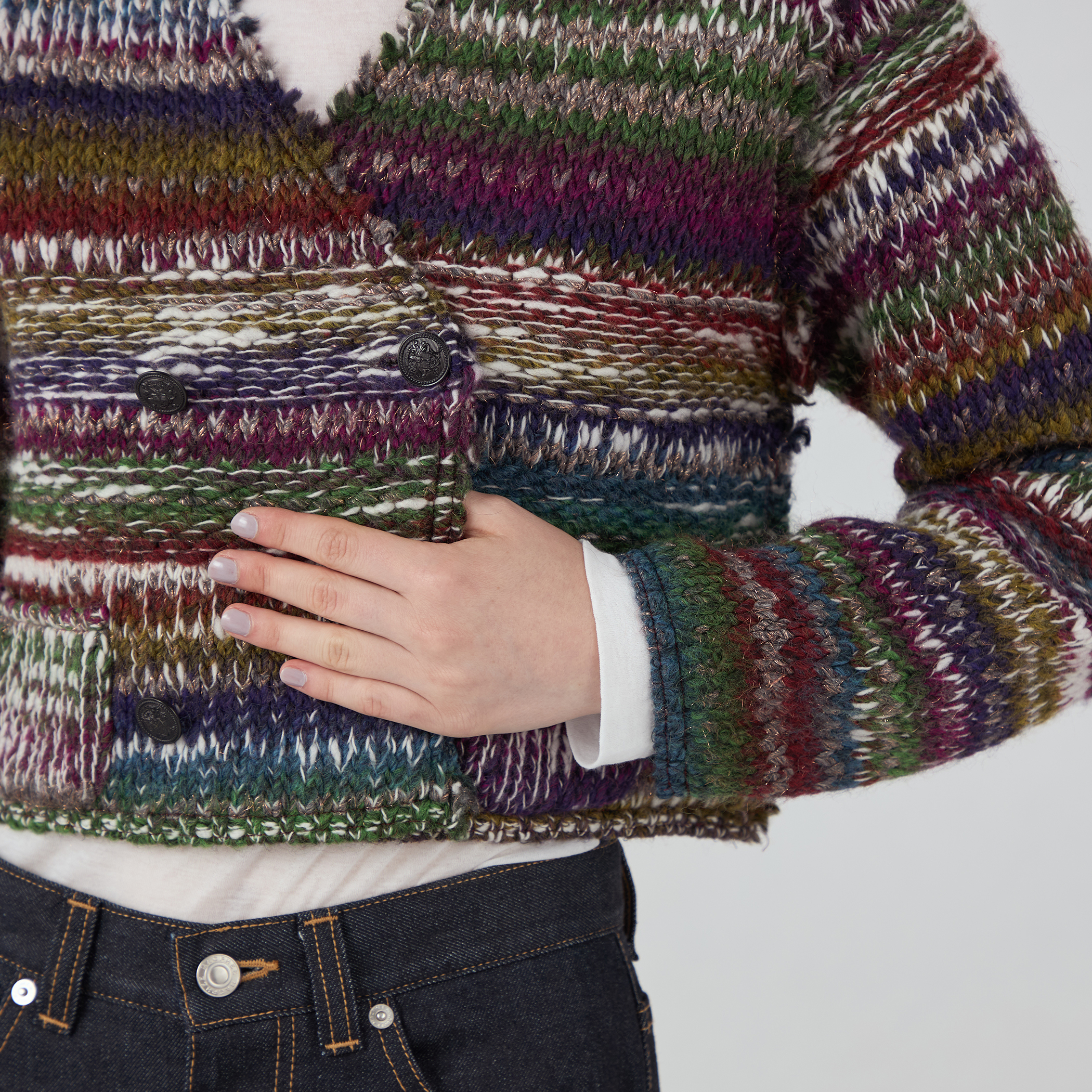 ニットボンディング クロップドジャケット｜トゥモローランド 公式通販