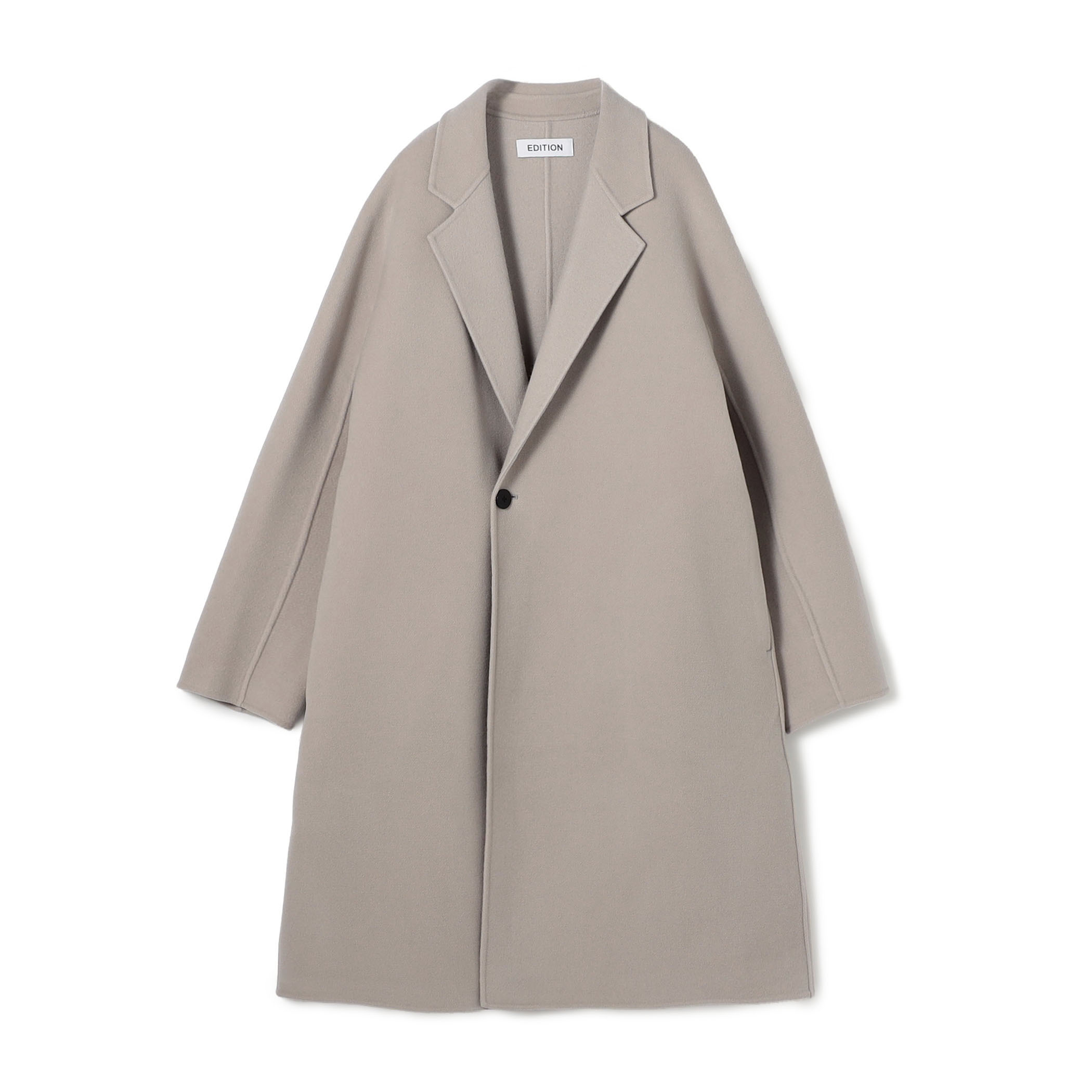 【WEB先行予約】ウールカシミヤリバー ロングコート