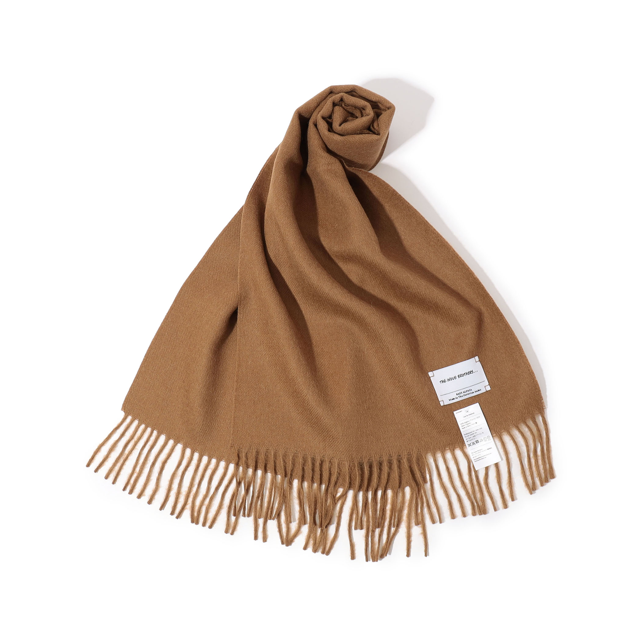 THE INOUE BROTHERS Brushed Scarf アルパカ ストール