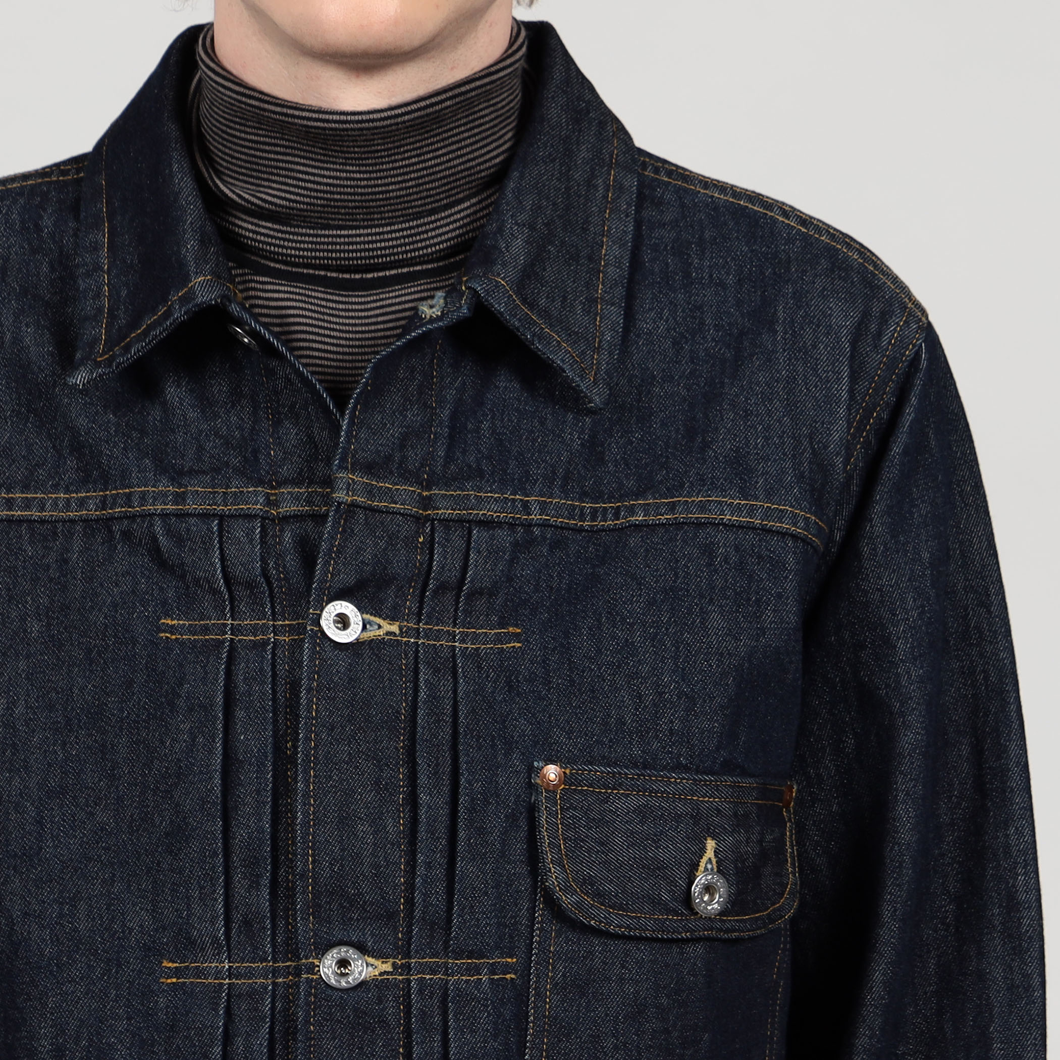 【新品未使用】スースースー デニムジャケット 38 M インディゴ TANAKA - NEW CLASSIC JEAN JACKET / ニュークラシックデニム