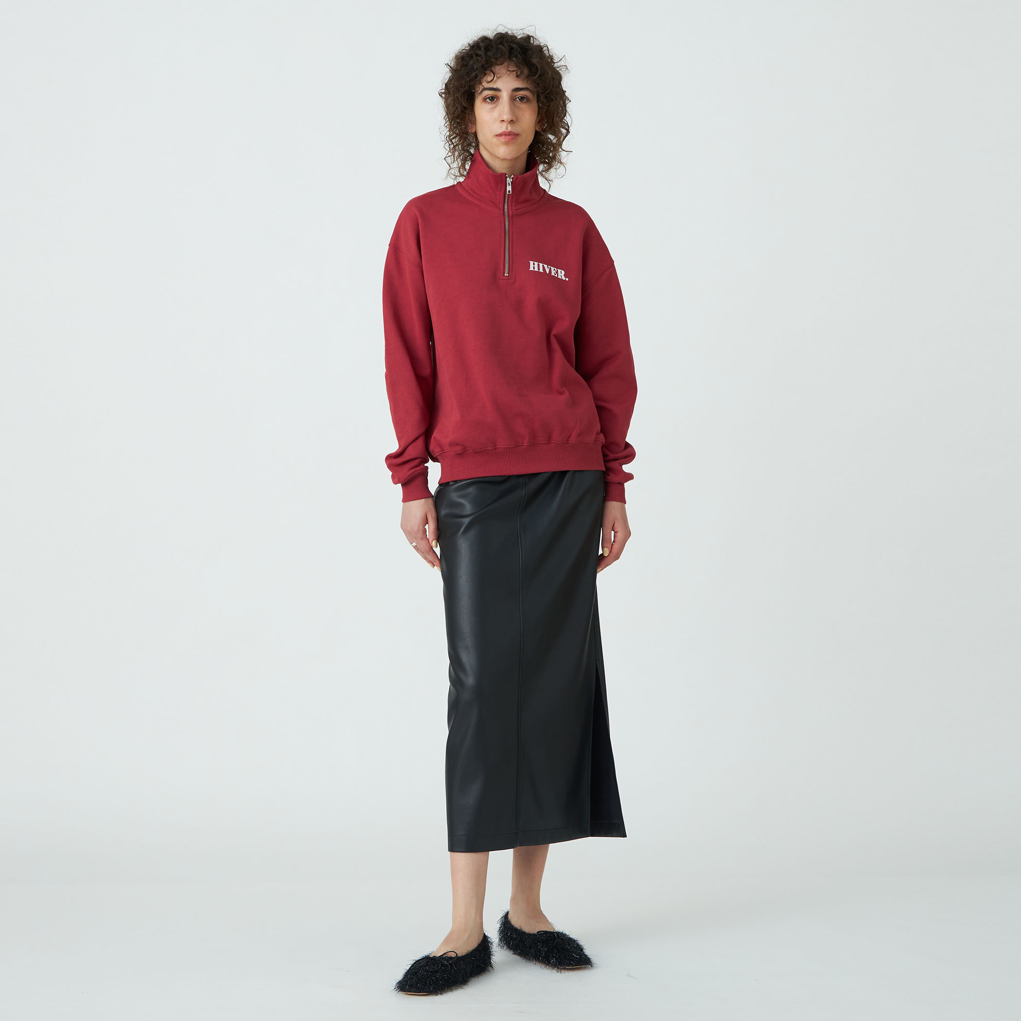 別注】Les Petits Basics コットン ジッププルオーバー