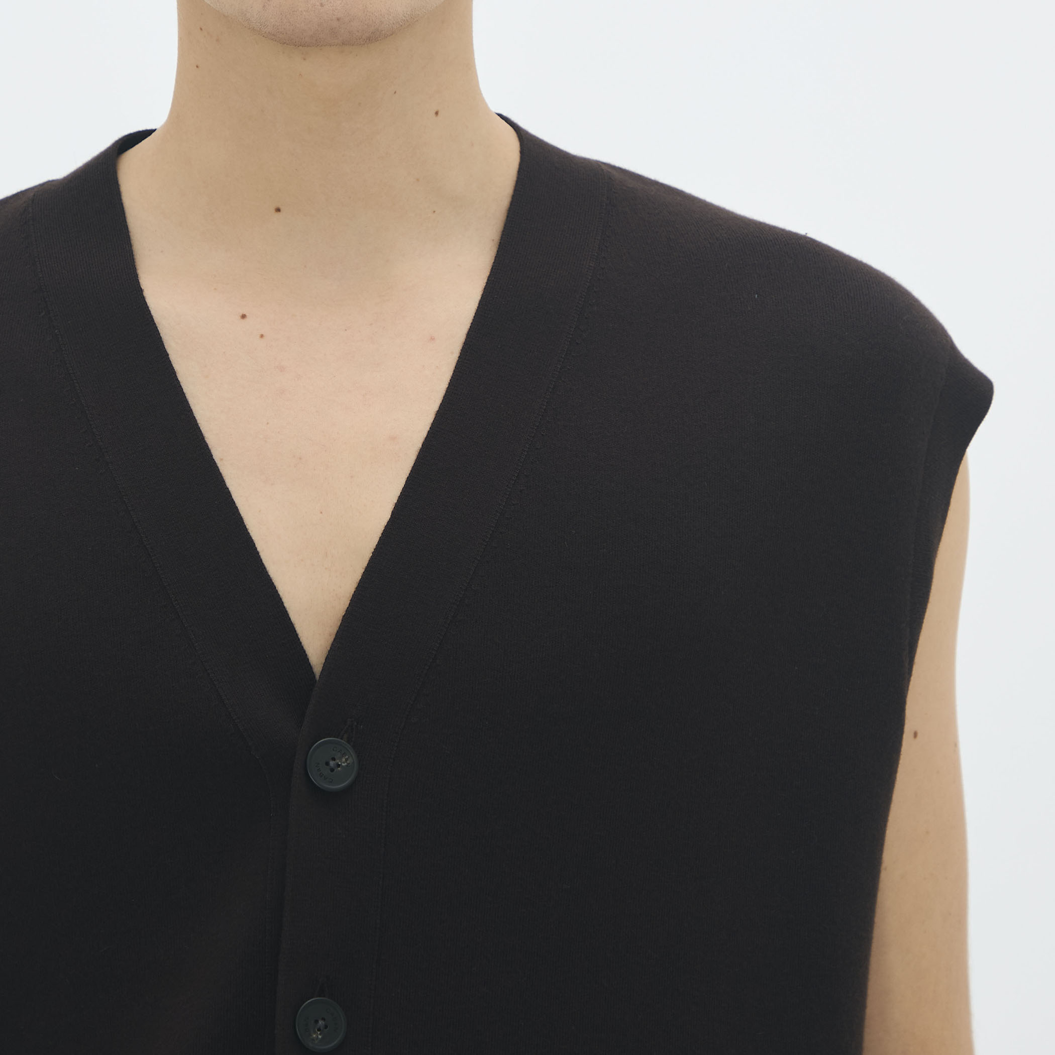 コットンカシミヤ Vネックベスト｜トゥモローランド 公式通販