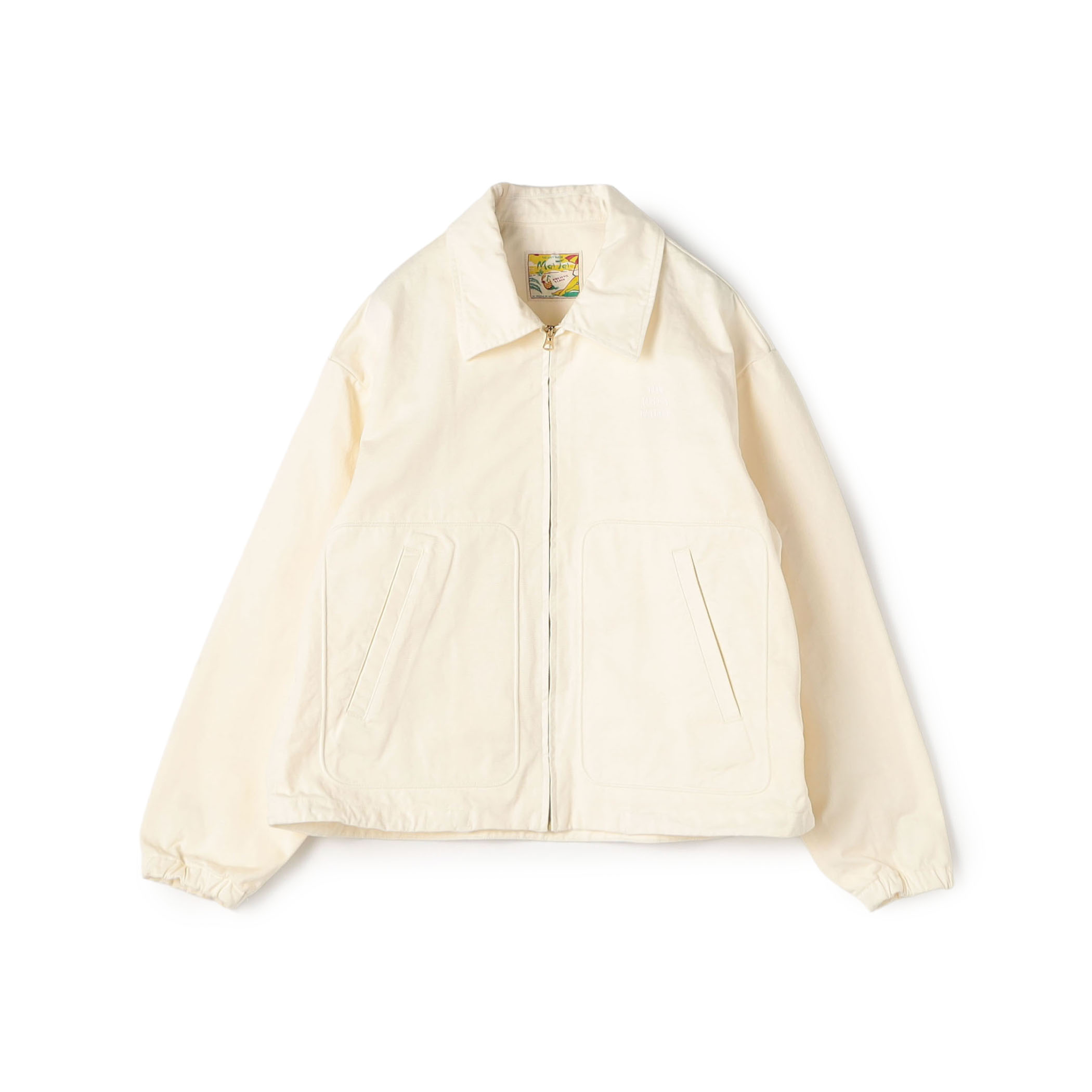 Mai Tai コットンピースダイ ジップアップブルゾン