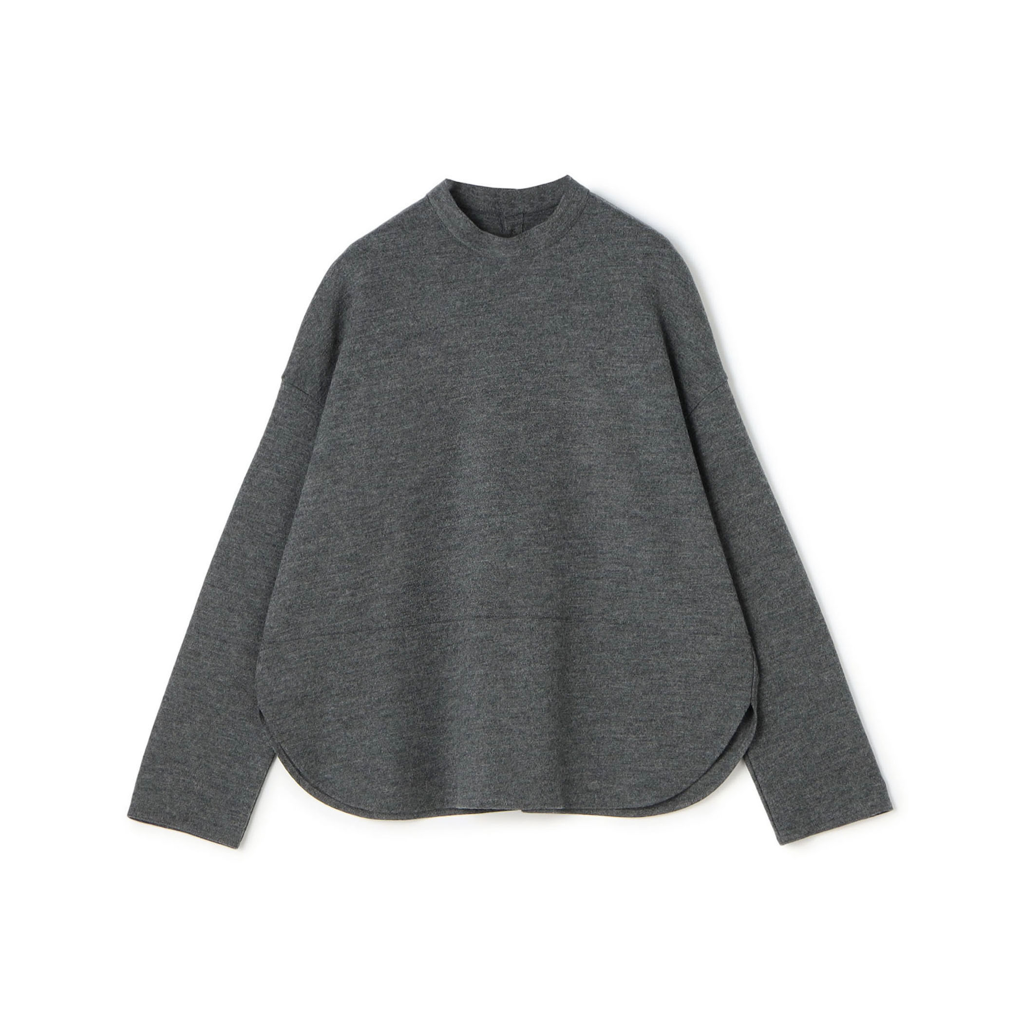 【WEB先行予約】ウールミルドスムース バックオープンシャツ