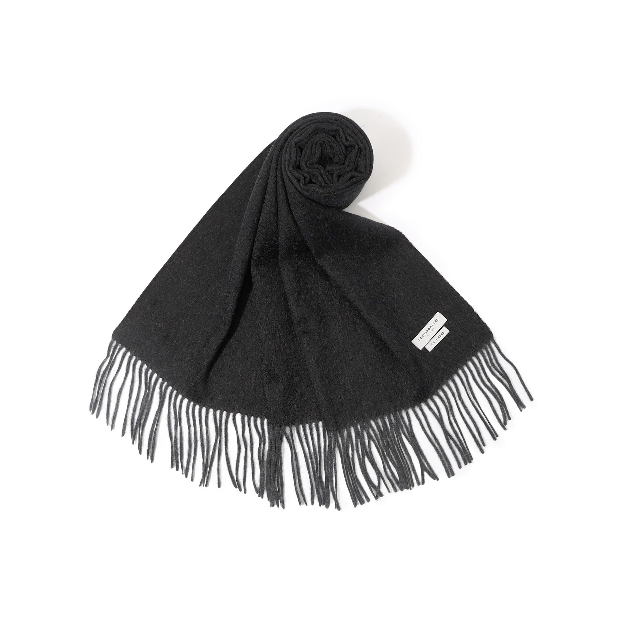 TOMORROWLAND カシミヤ シングルリバー ソリッドマフラー