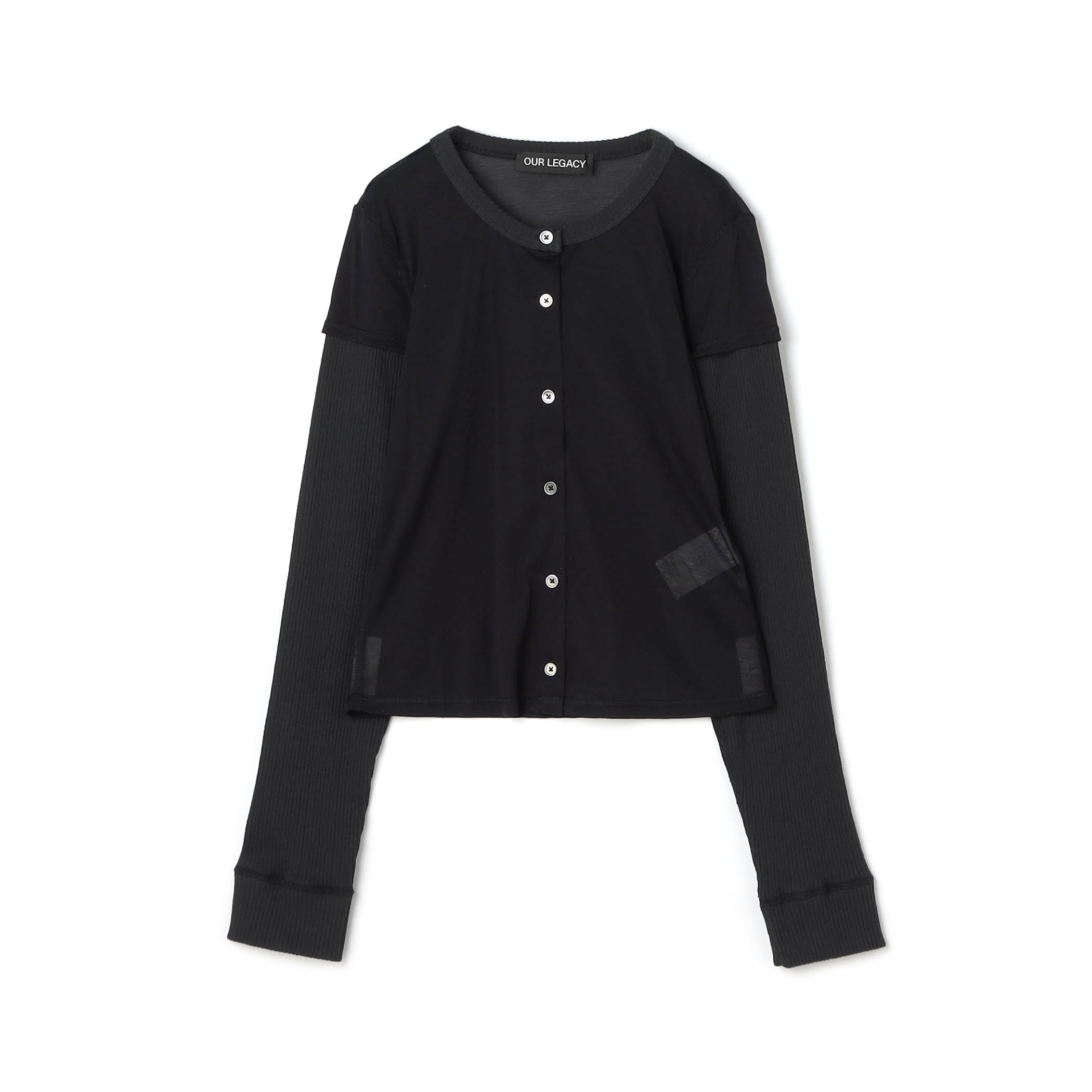 OUR LEGACY HEAT LONGSLEEVE TEE レイヤードカーディガン
