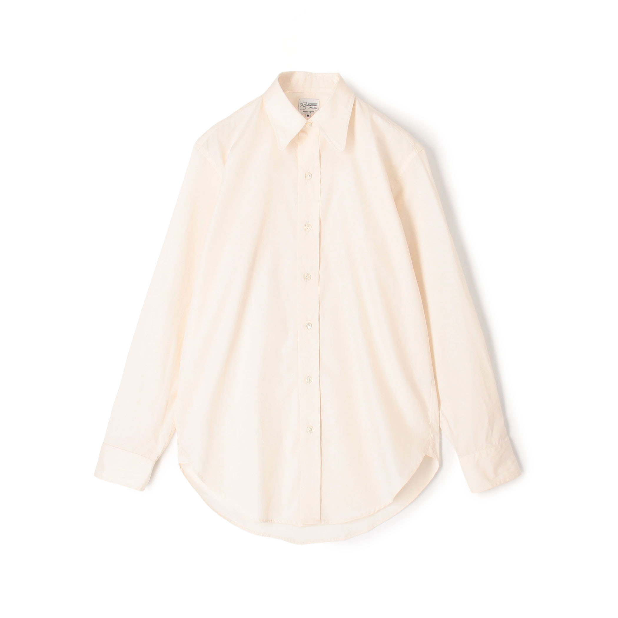 EASTMOND APPAREL コットン ラウンドカラー ロングスリーブシャツ