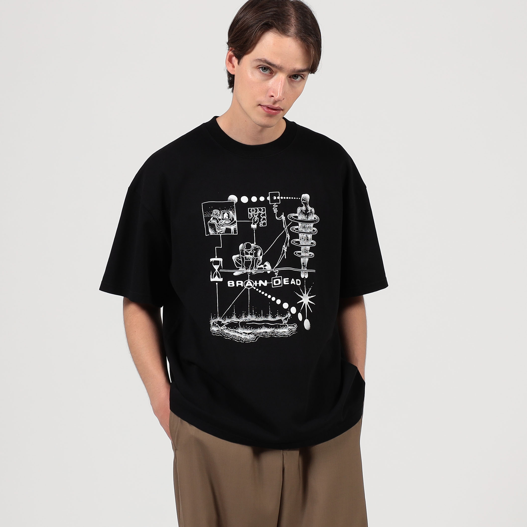 ブレインデッド★フューチャーサウンズTシャツ ギフト包装 ブレインデッドBRAIN DEAD攻殻機動隊 士郎正宗の世界展 Tシャツ